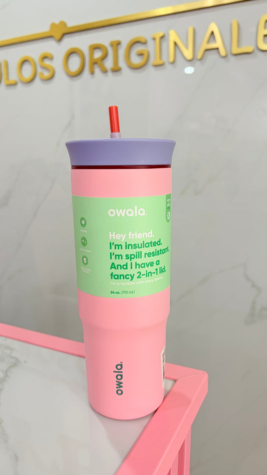 Termo Morado Y Rosa 710 ml Owala