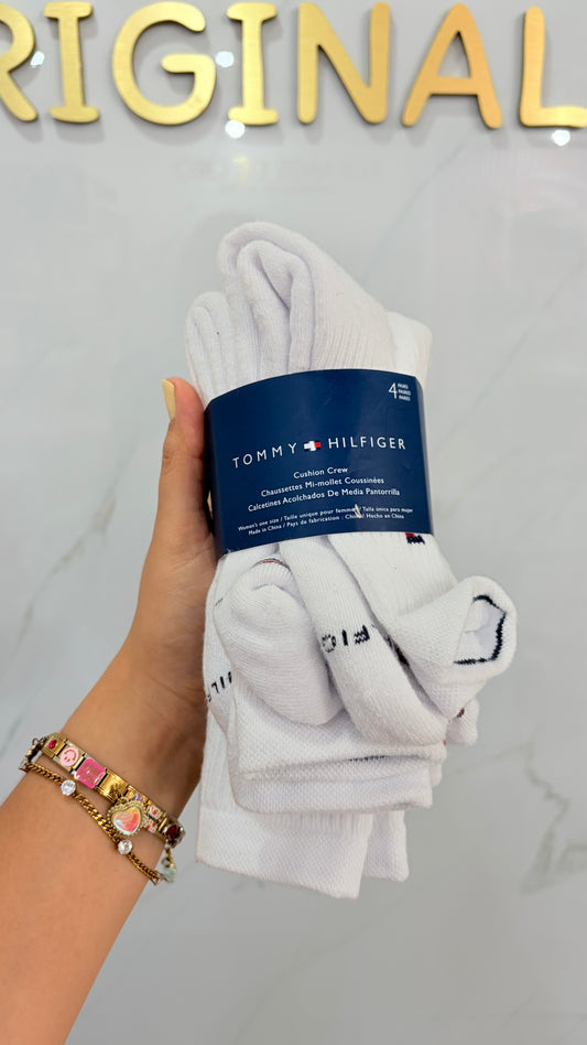 Calcetas Dama Blanco Tommy Hilfiger