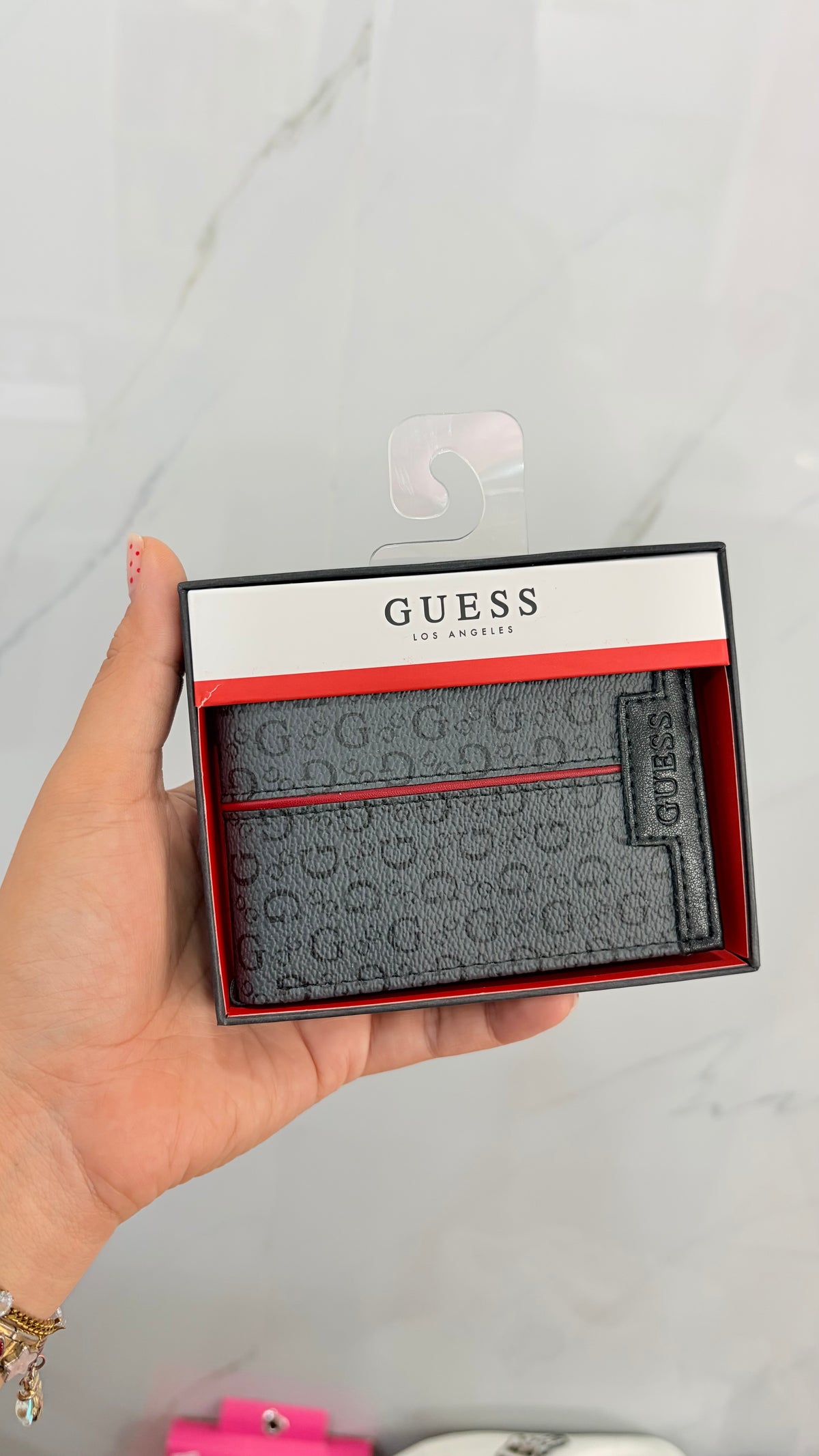 Cartera Caballero Negra Guess