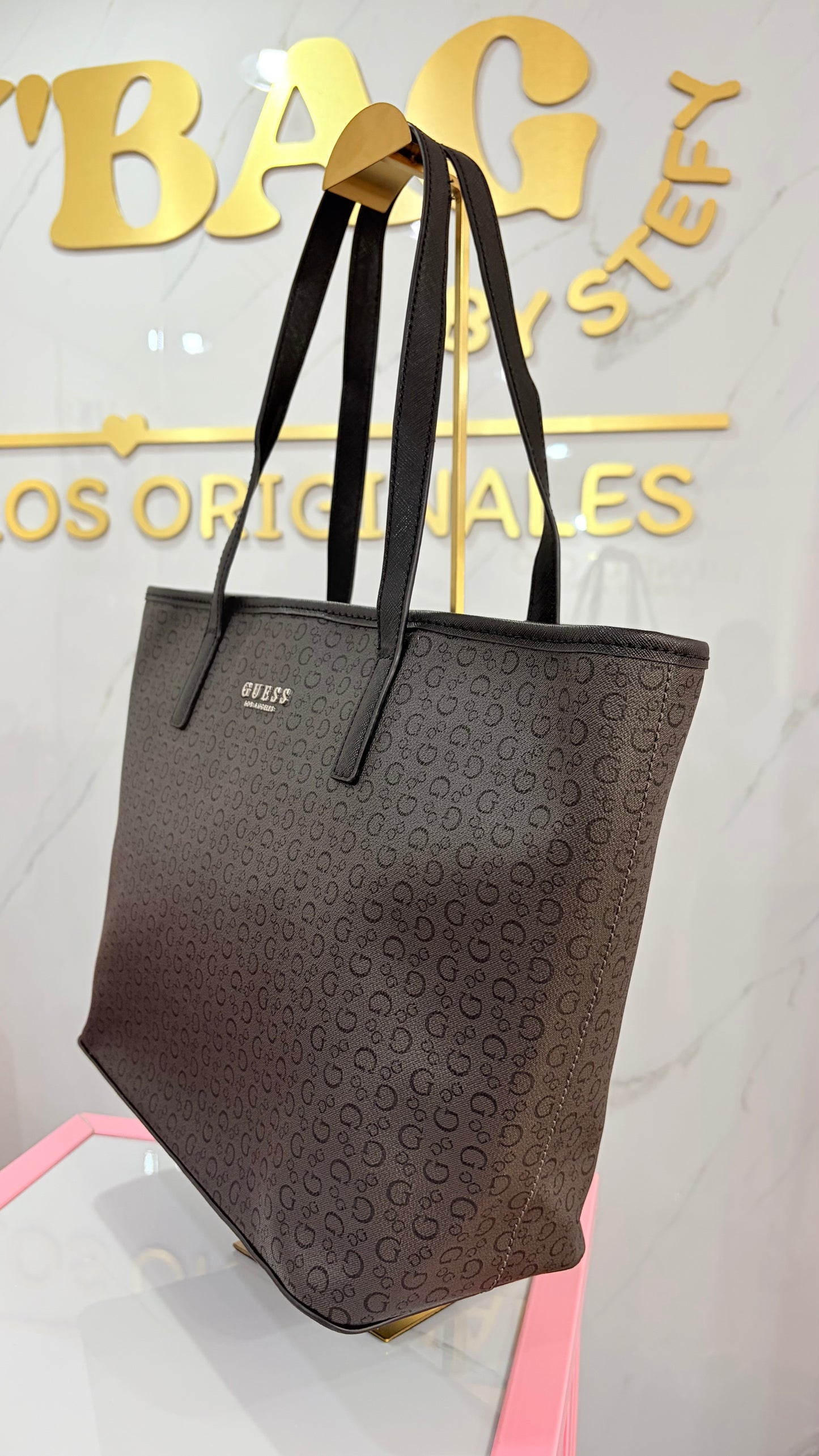 Bolsa Dama Tote Negra Guess