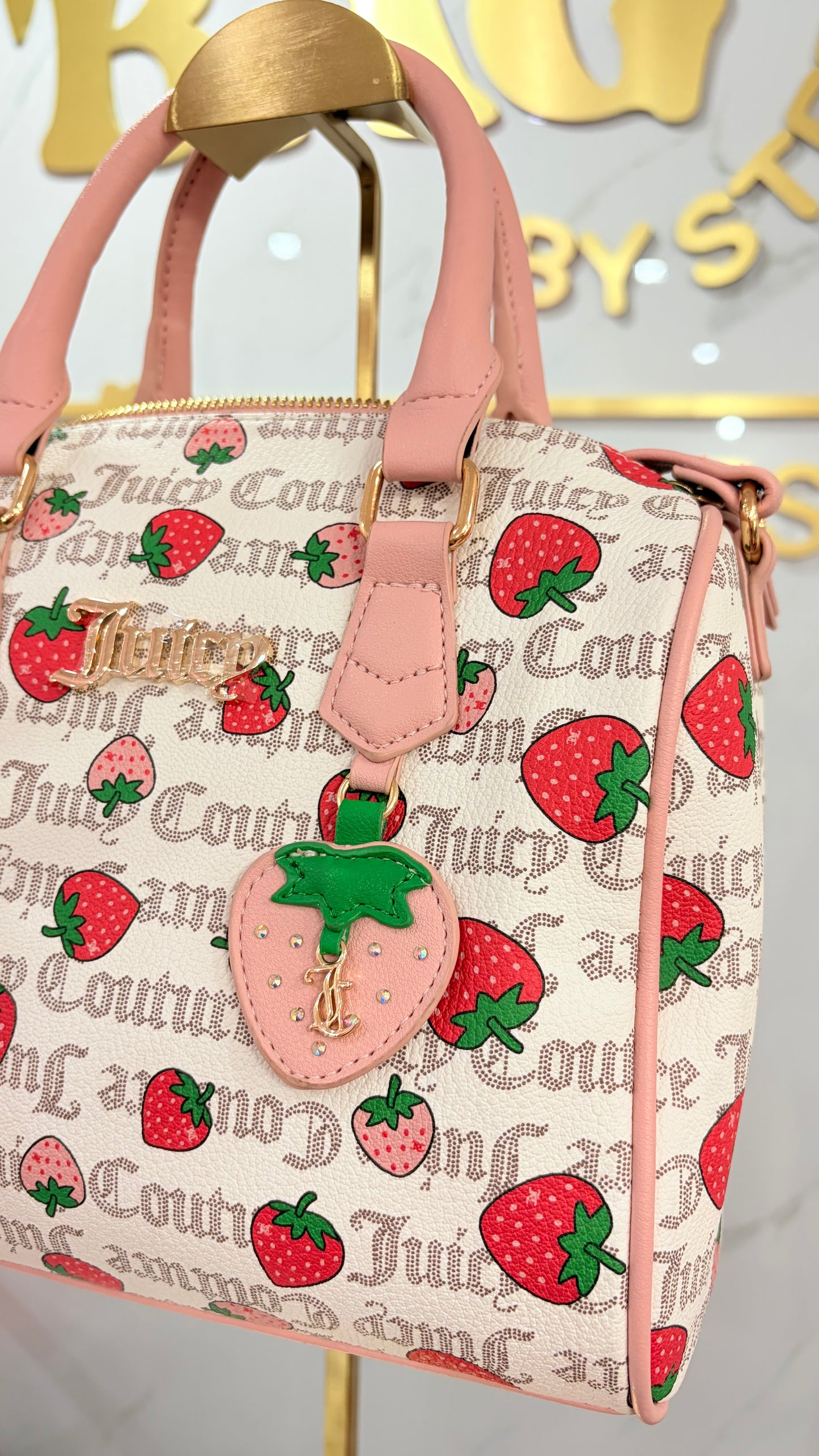 Bolsa Dama Blanca Con Fresas🍓 Juicy Couture