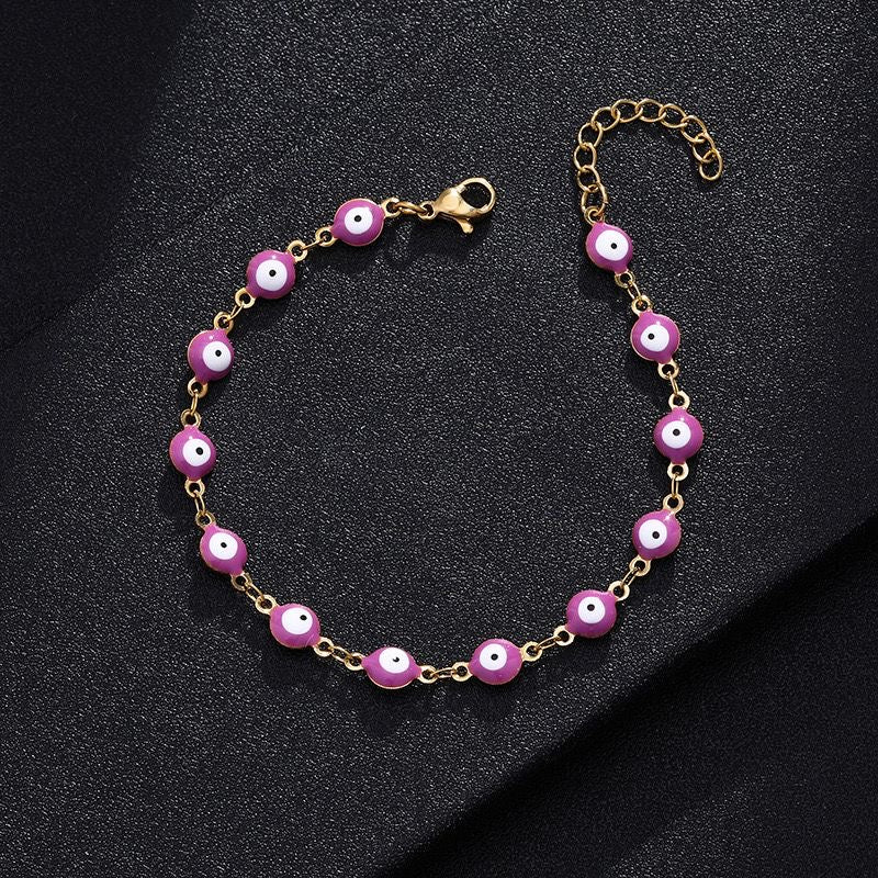 Pulsera Ojo Turco Morado