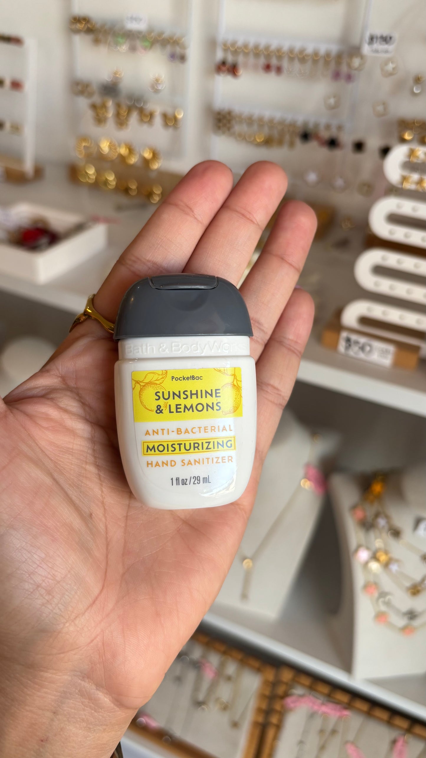 Gel Antibacterial Moisturizing Sunshine & Lemons B&BW
