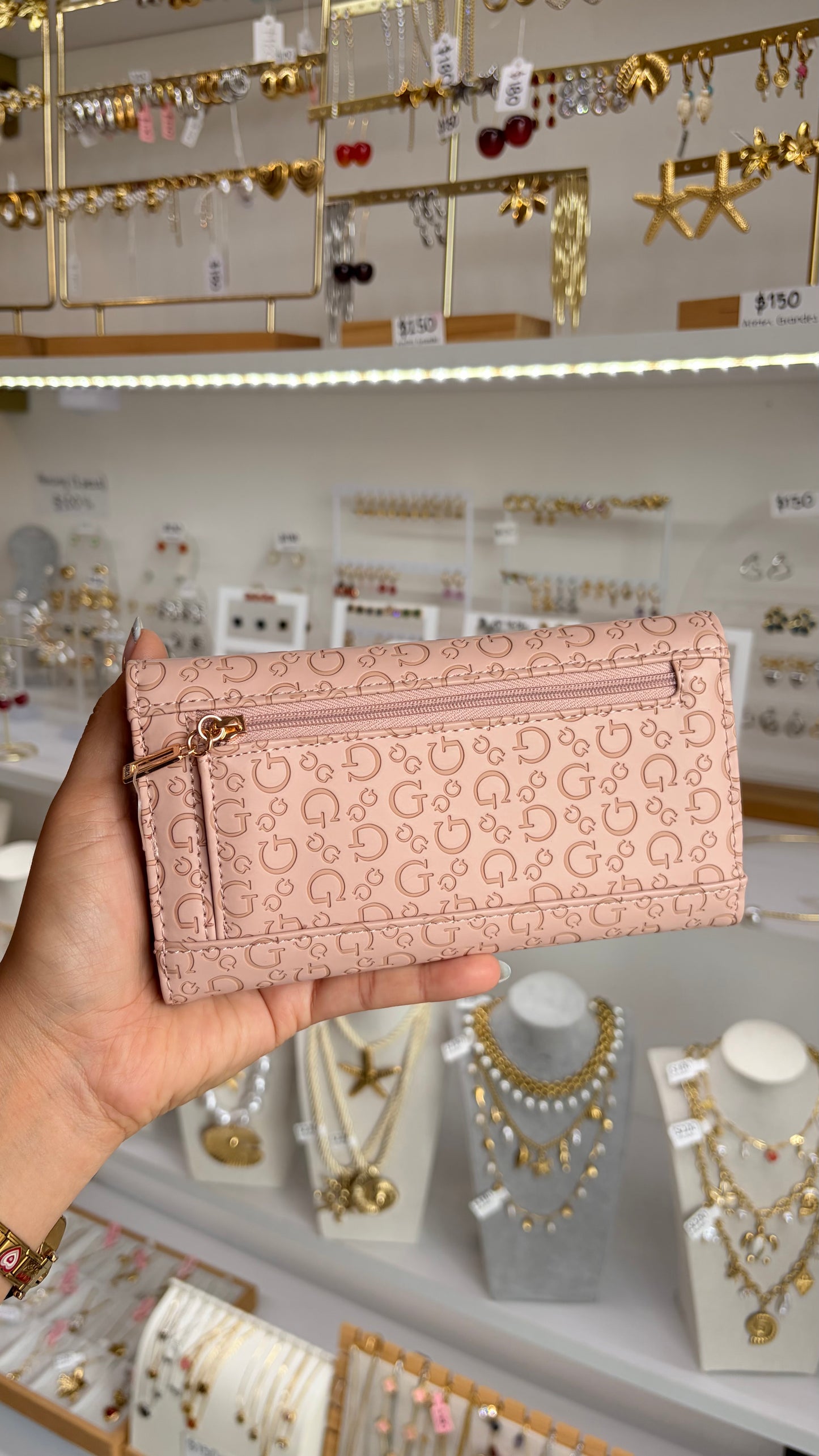Cartera Dama Nude Rosa Guess