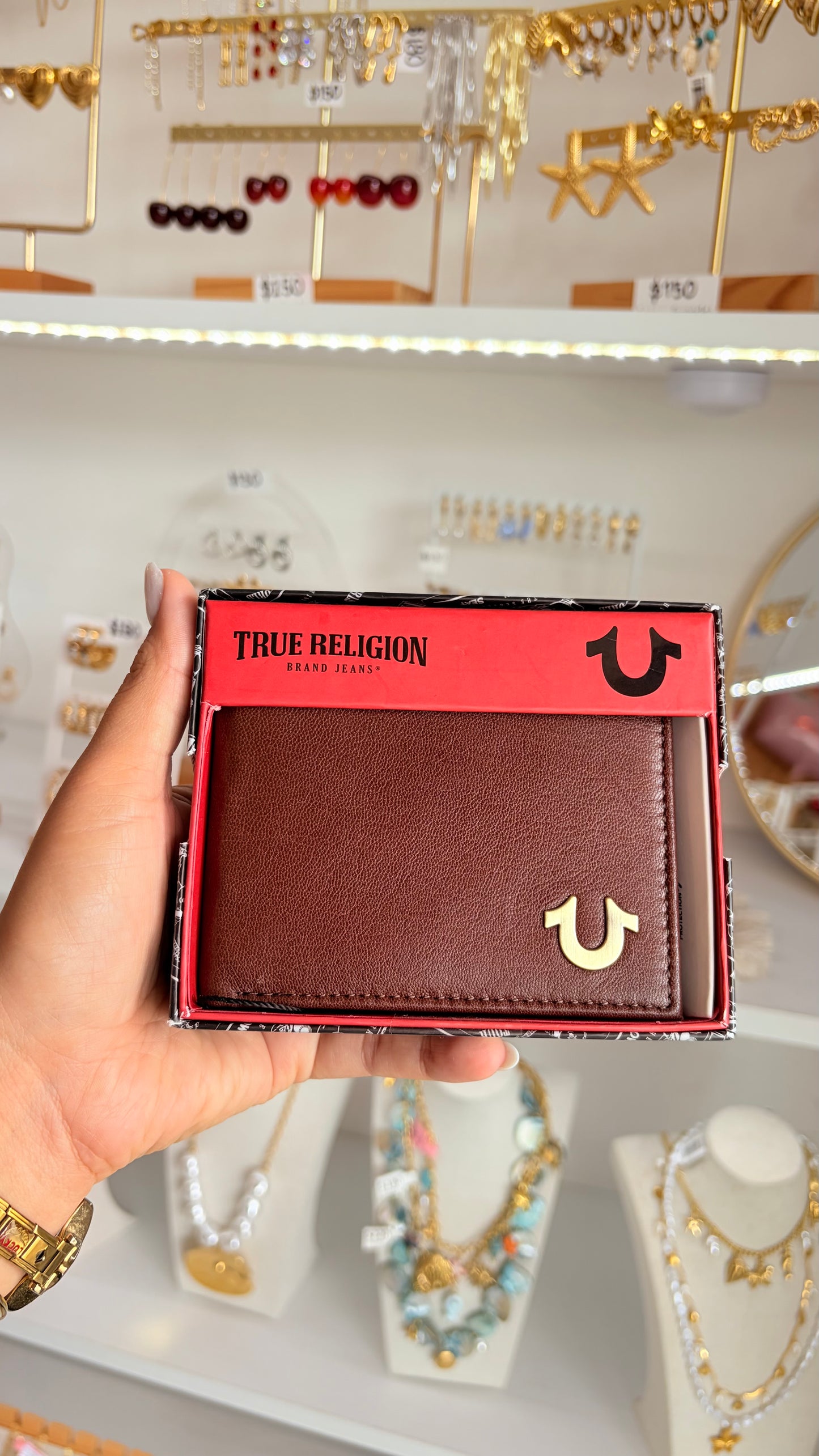 Cartera Caballero Marrón True Religion