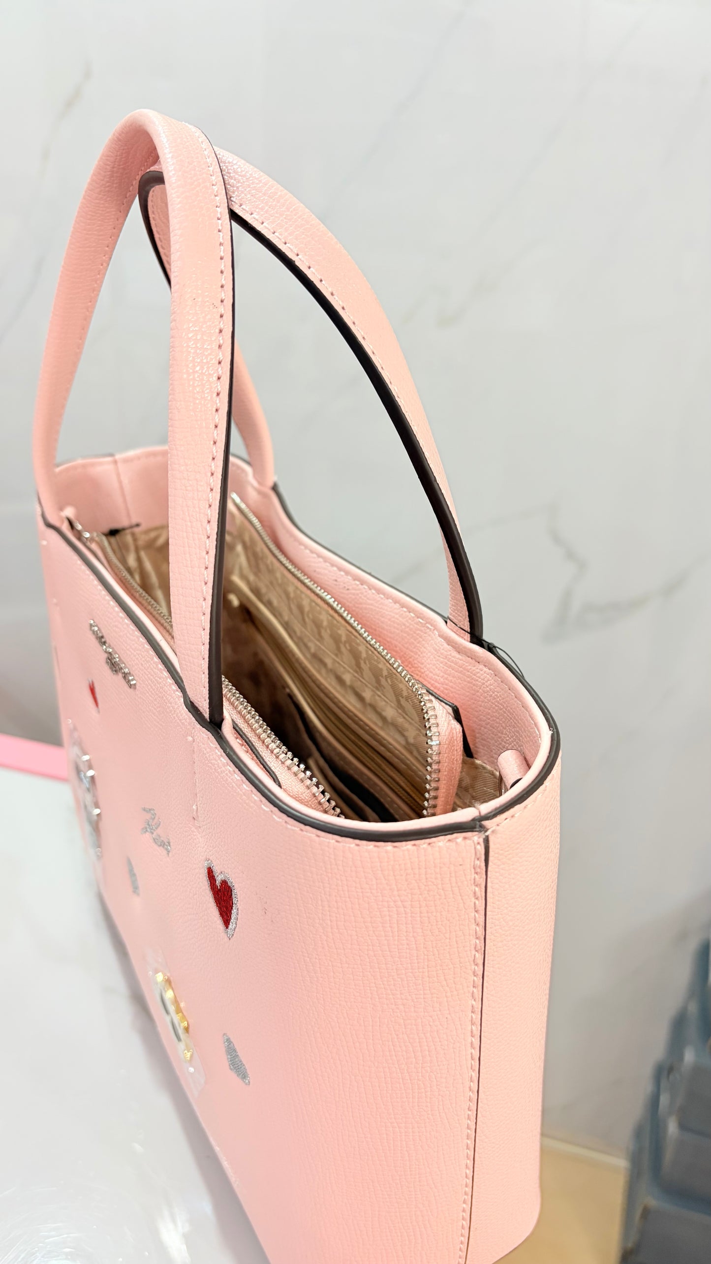 Bolsa Dama Crossbody Rosa Karl Lagerfeld