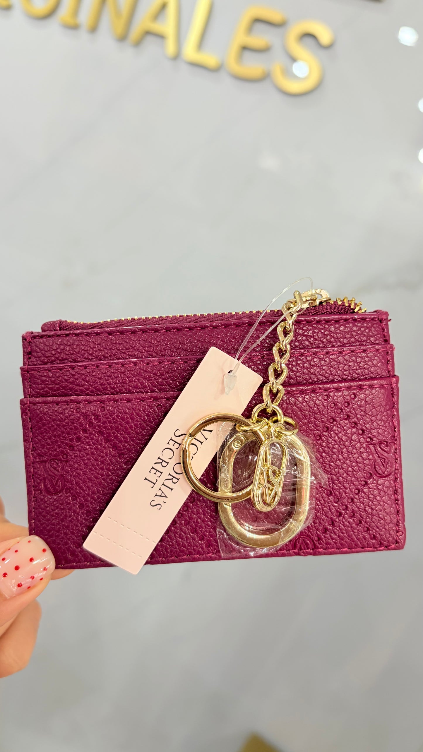 Monedero - Tarjetero Dama Morado Victoria’s Secret