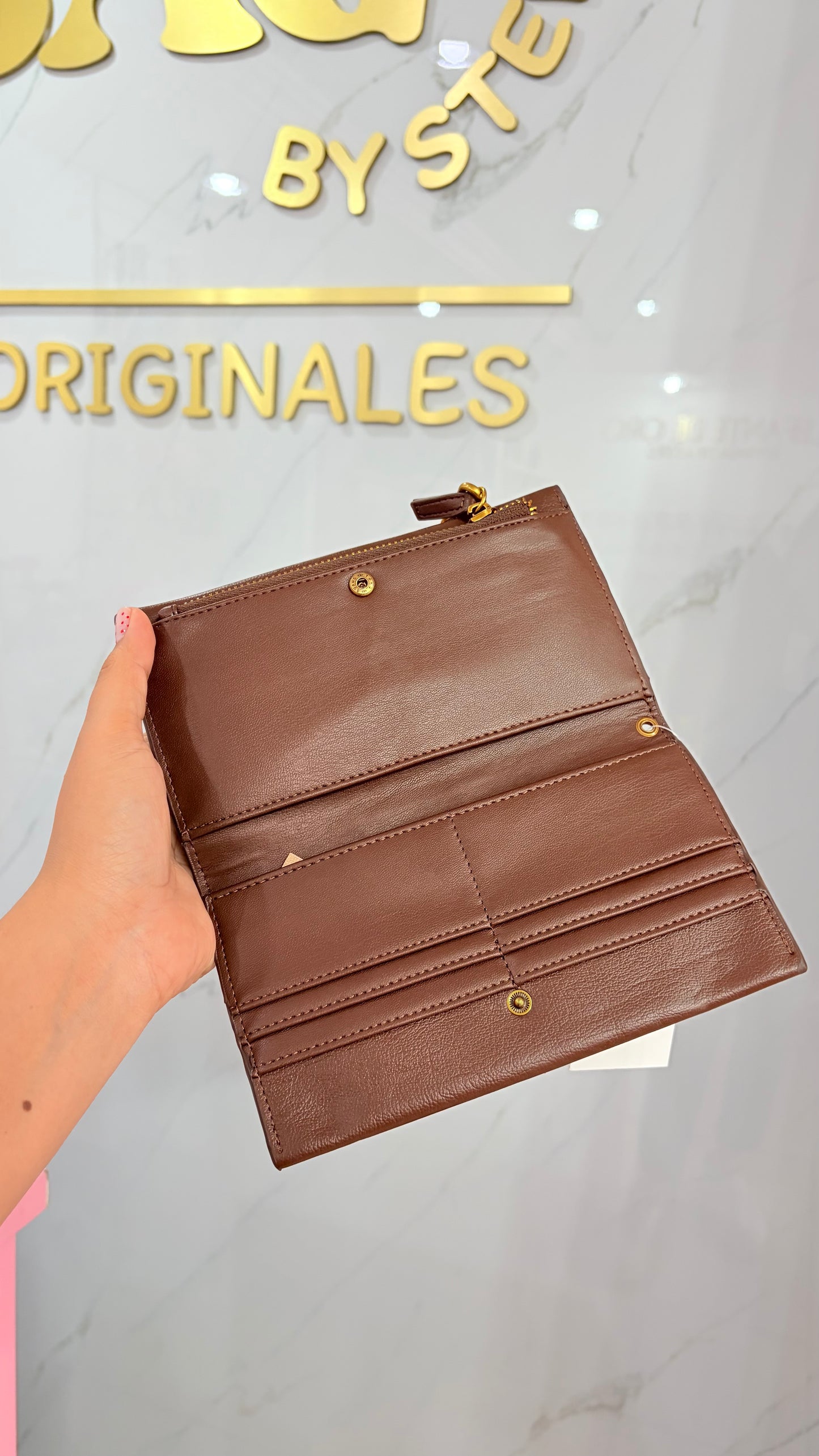 Cartera Dama Chocolate Steve Madden￼