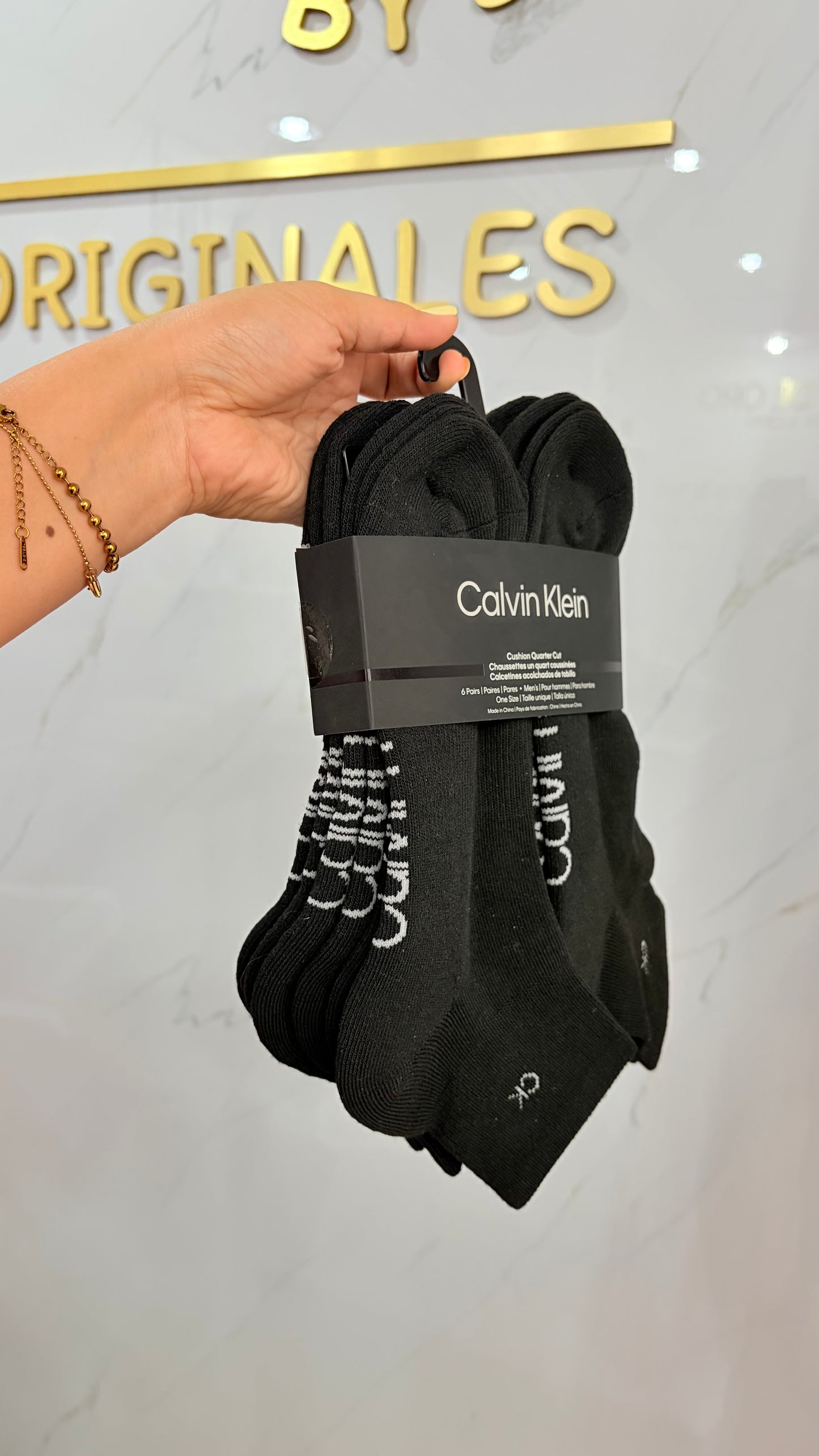 Calcetas Caballero Negras Calvin Klein