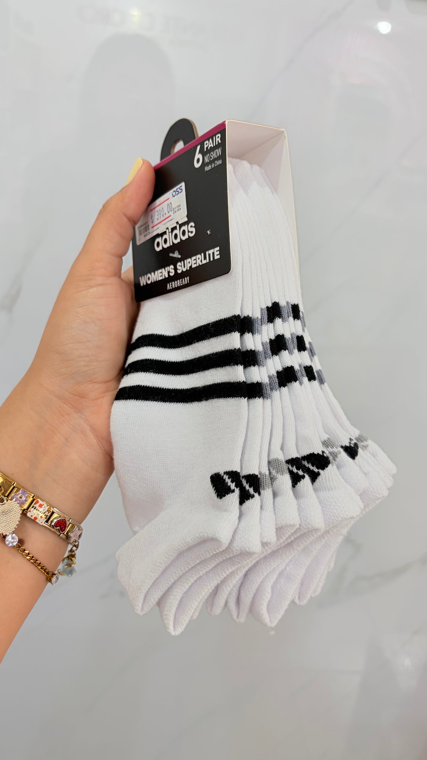 Calcetas Dama Blanco Adidas