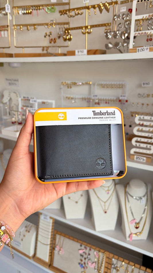 Cartera Caballero Negra Timberland