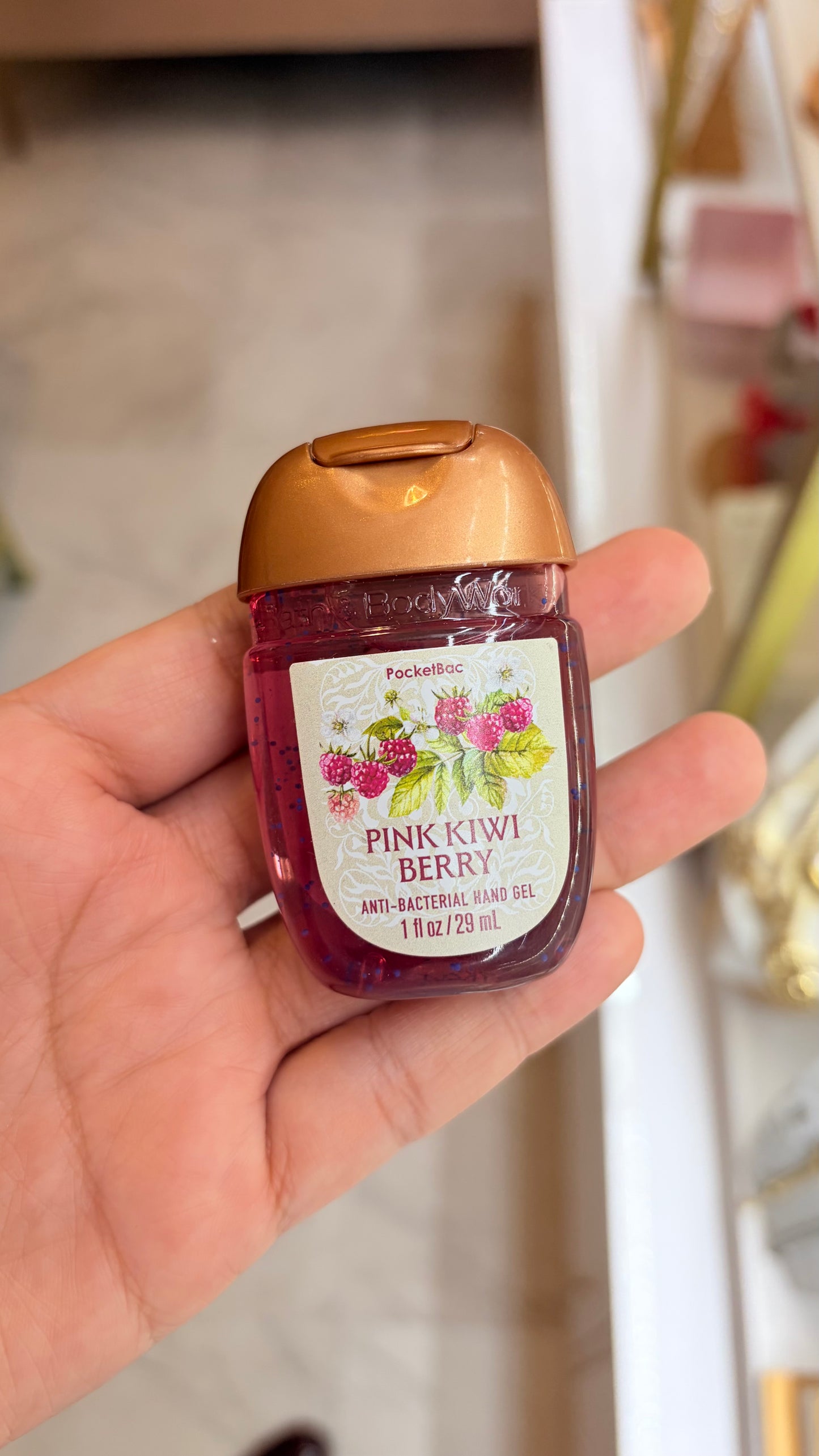 Gel Antibacterial Pink Kiwi Berry B&BW