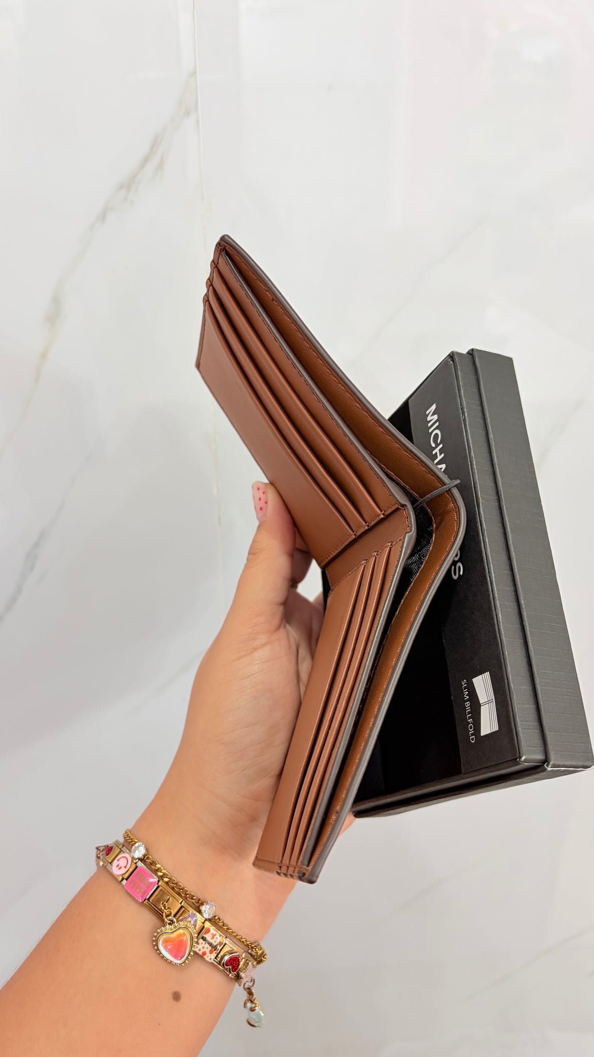 Cartera Caballero Café Michael Kors