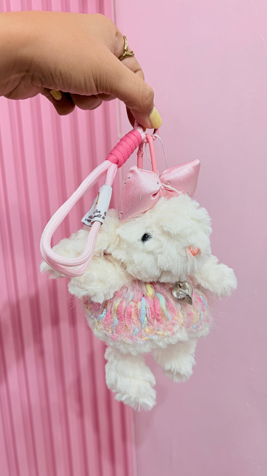 Llavero Maxi Conejito Rosa