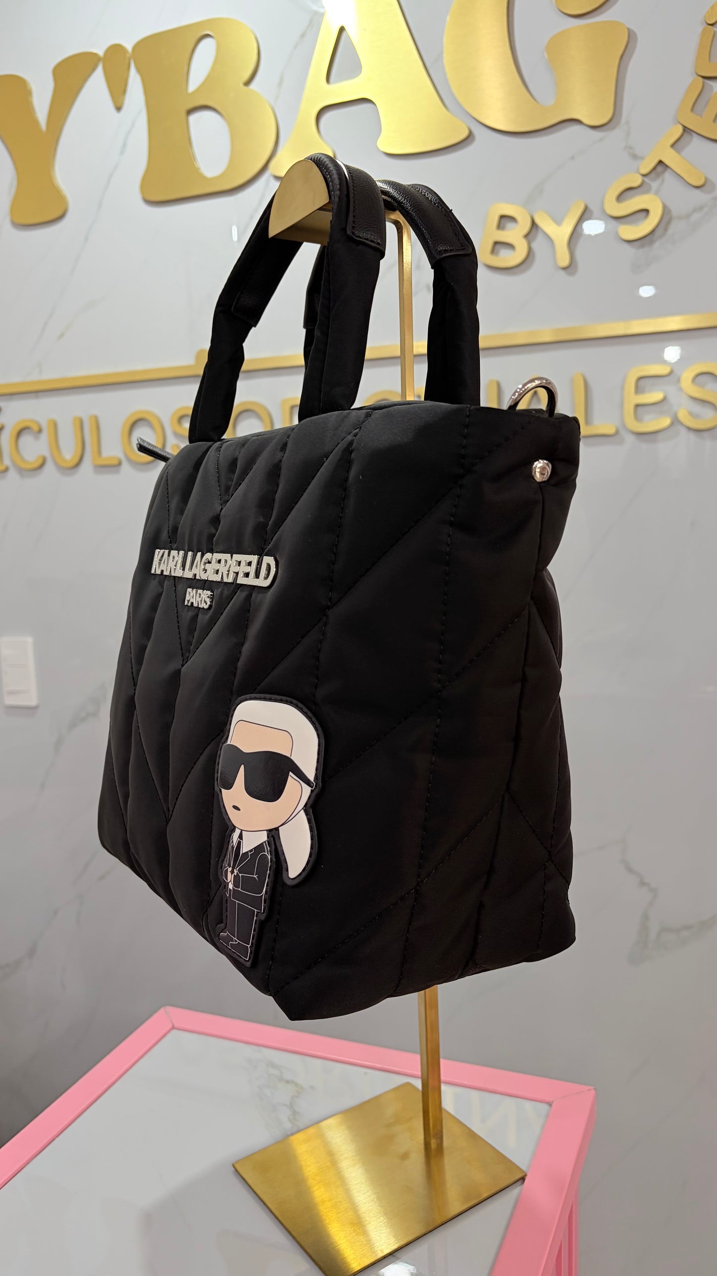 Bolsa Dama Negra Karl Lagerfeld