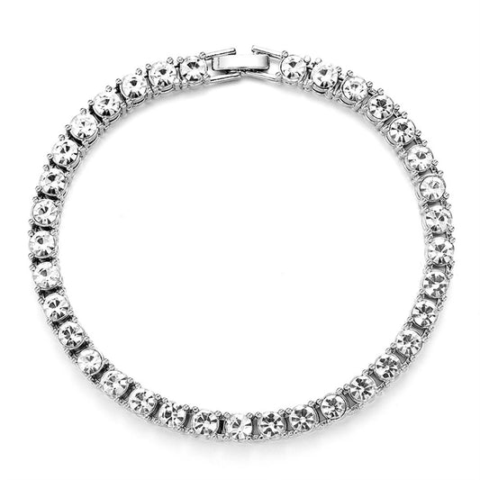 Pulsera Brillos Plateada