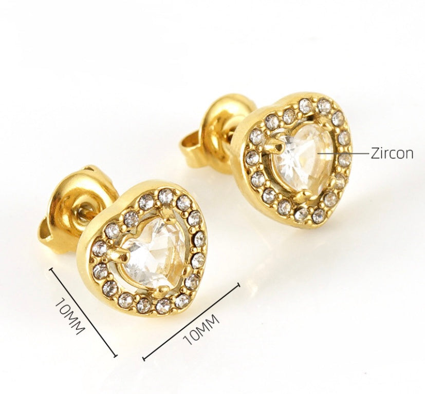 Aretes Amara Blancos