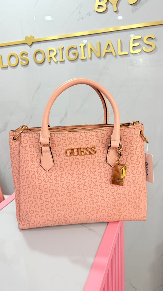 Bolsa Dama Crossbody Nude Guess