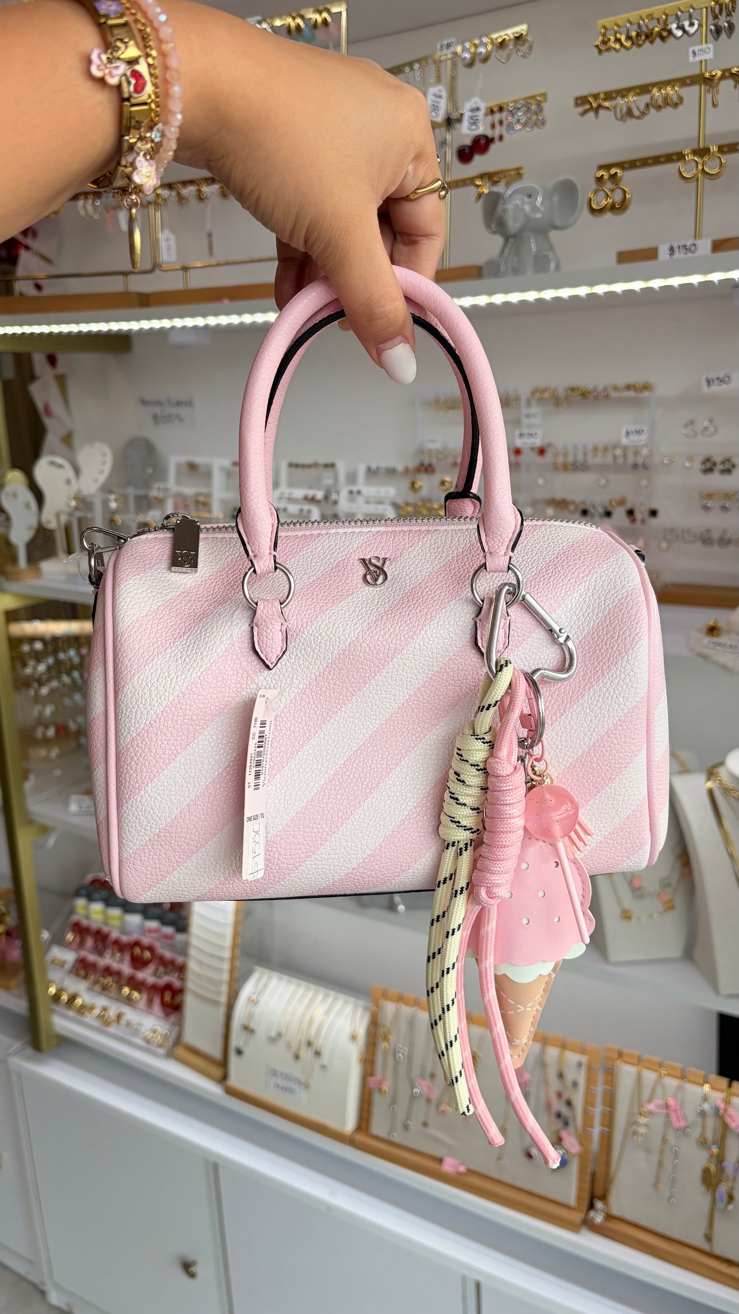 Llavero Maxi Helado Rosa