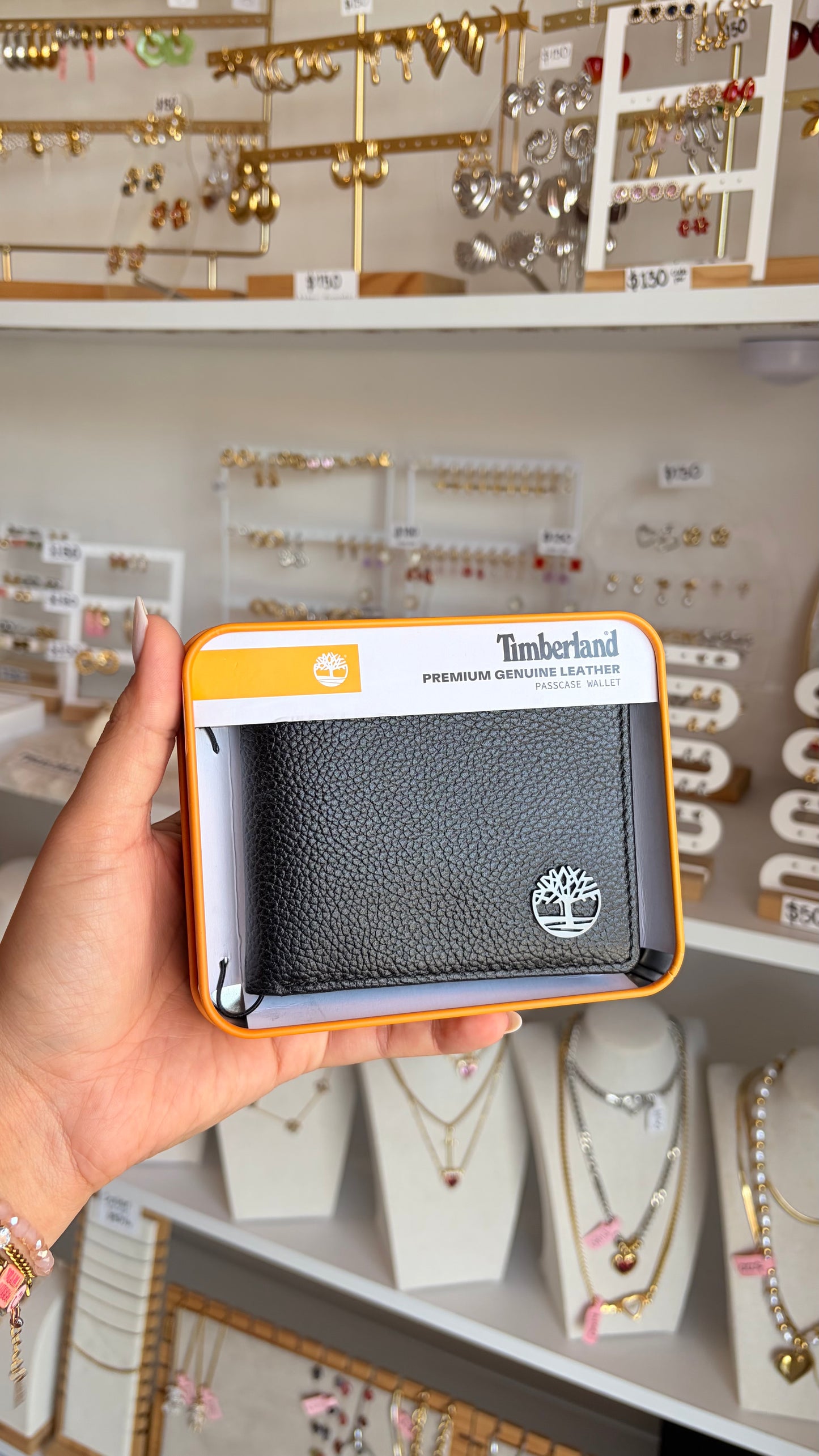 Cartera Caballero Negra Timberland