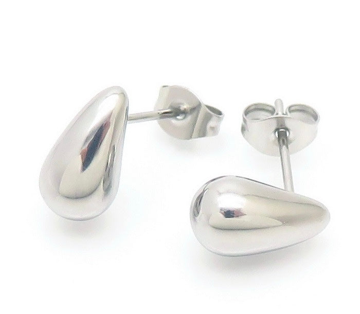 Aretes Gota Mini Plateado