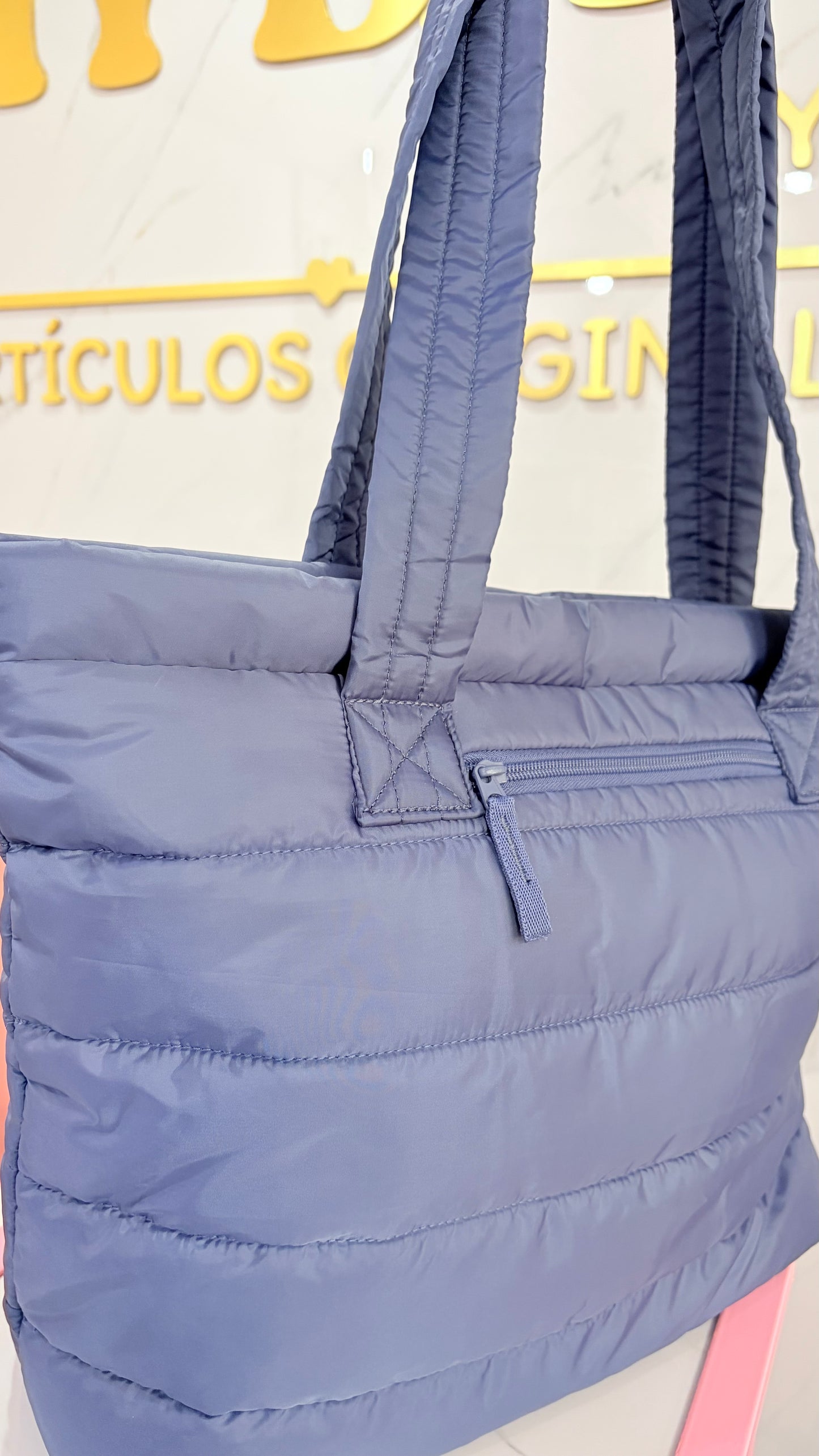 Bolsa Dama Tote Azul Reebook