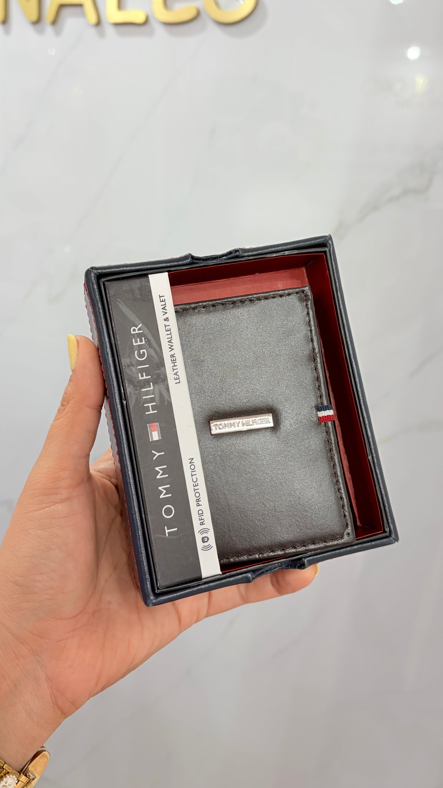 Cartera Caballero Cafe Oscuro Tommy Hilfiger