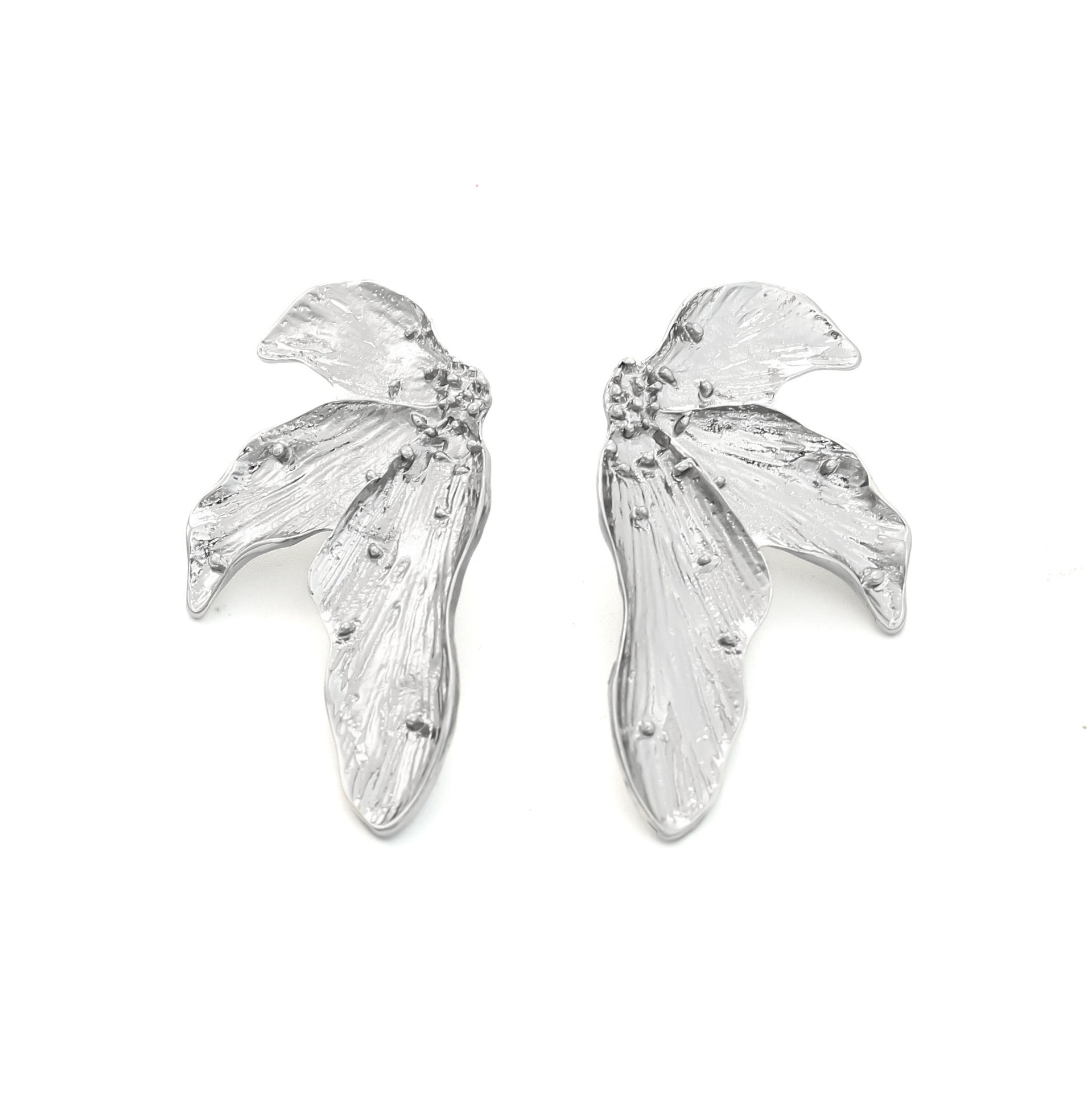 Aretes Hojas Haladas Chicos