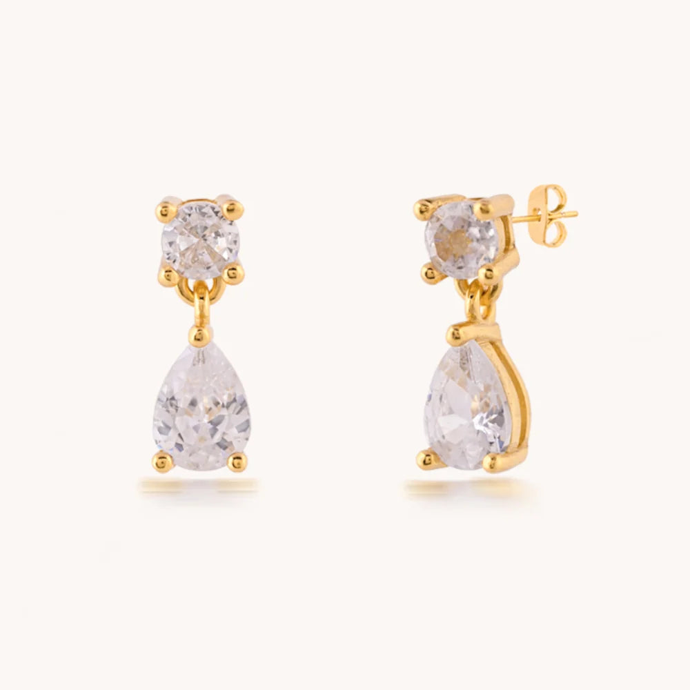 Pendientes Piedras Blancas