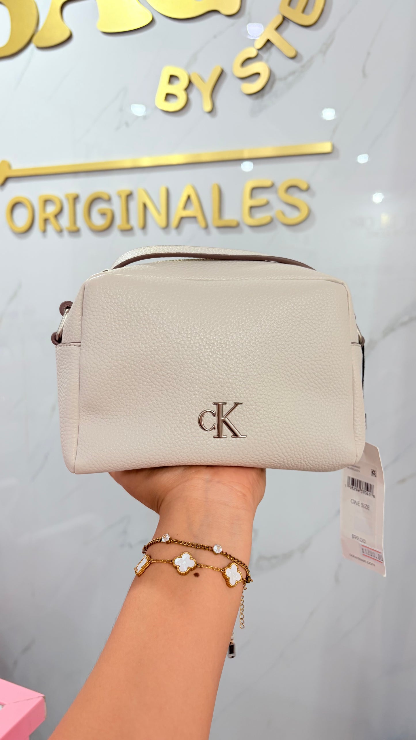 Bolsa Dama Blanco Perla Calvin Klein