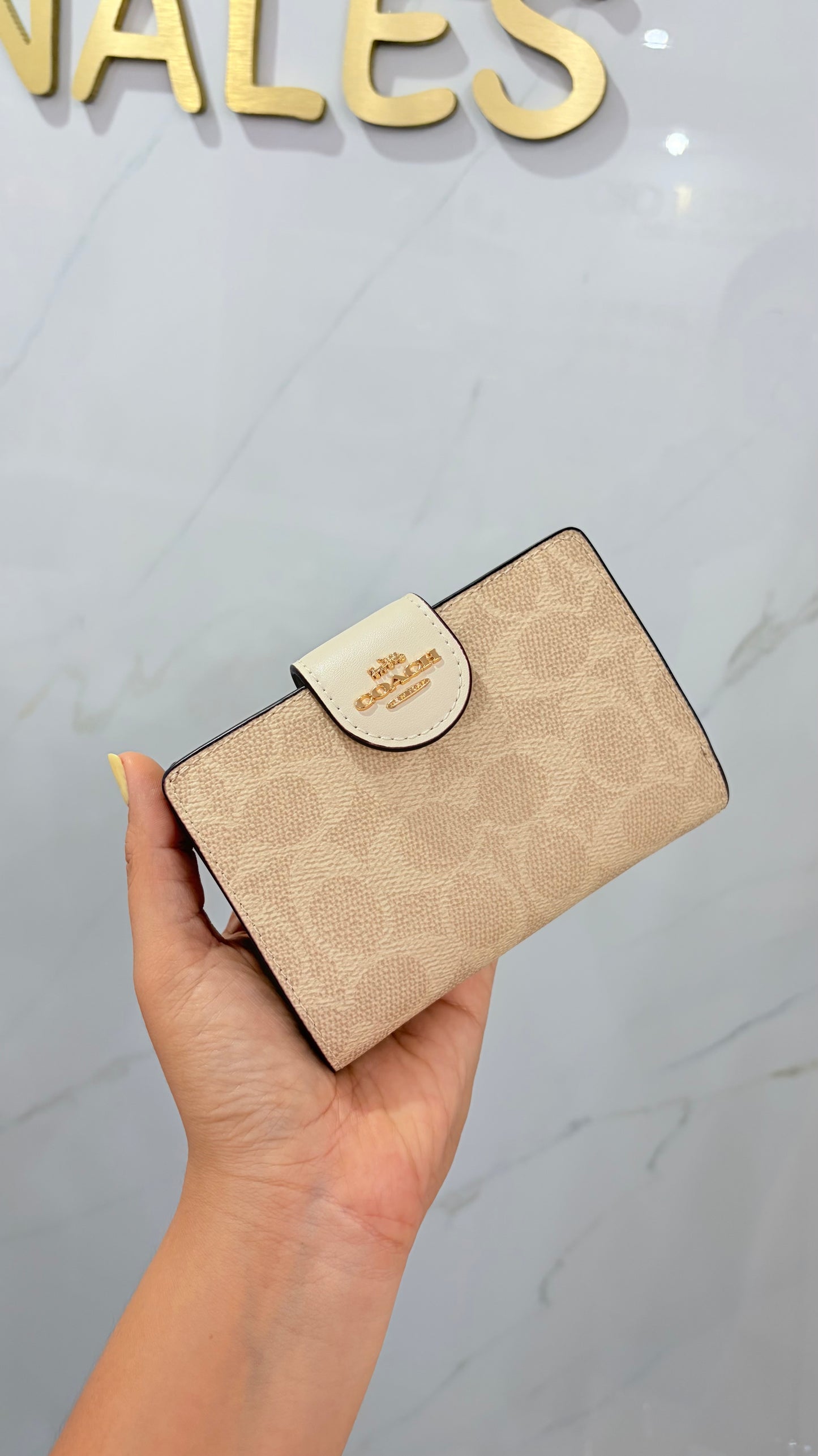 Cartera Dama Beige Coach