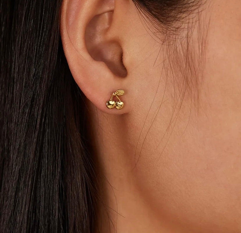 Aretes Cereza Mini