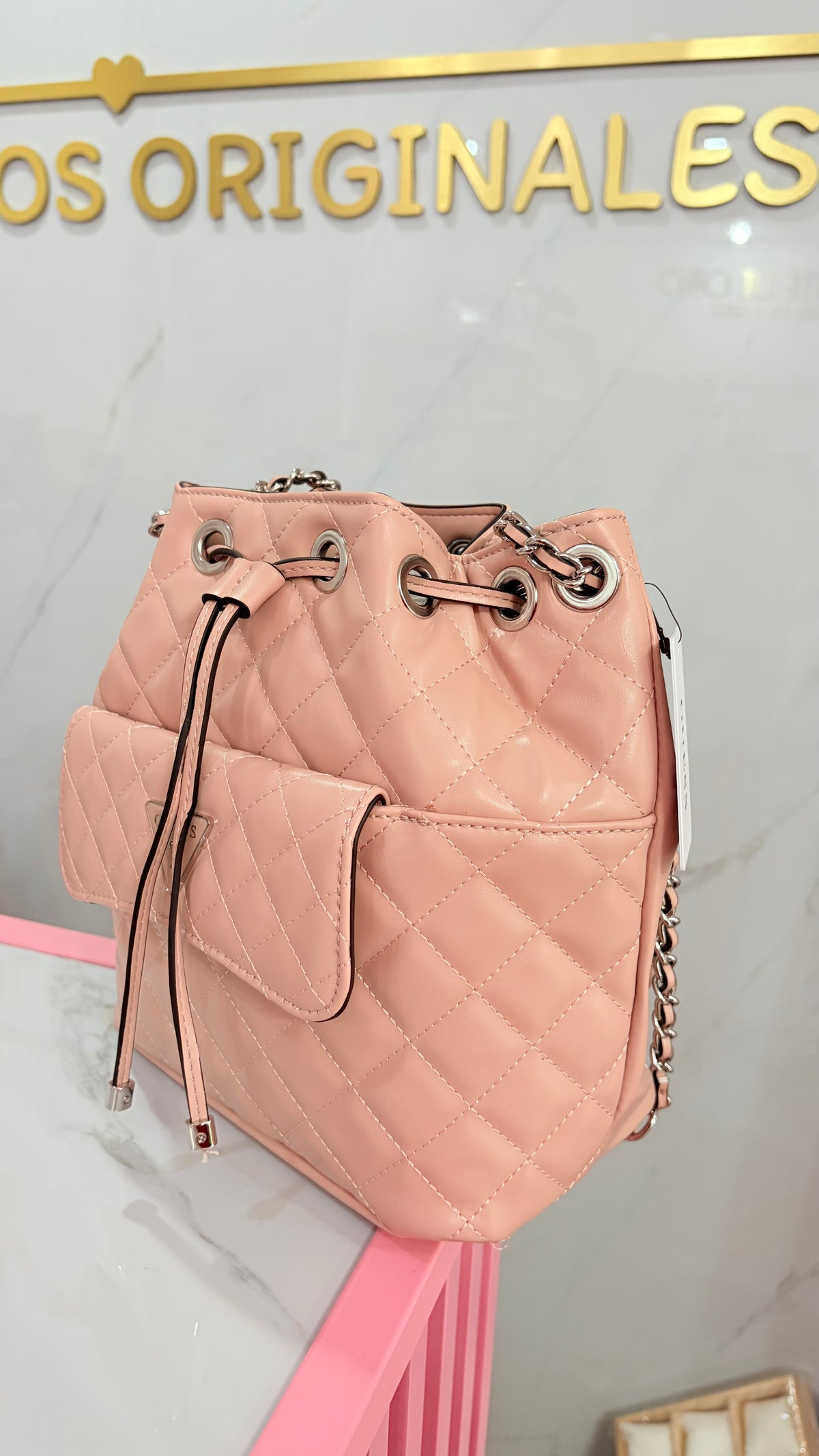 Bolsa Dama Rosa Guess