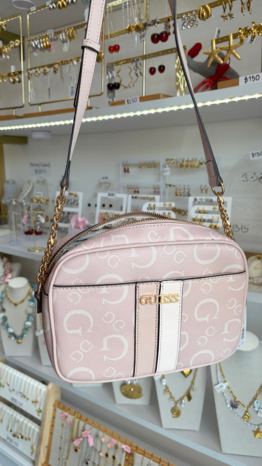 Bolsa Dama Crossbody Rosa Guess