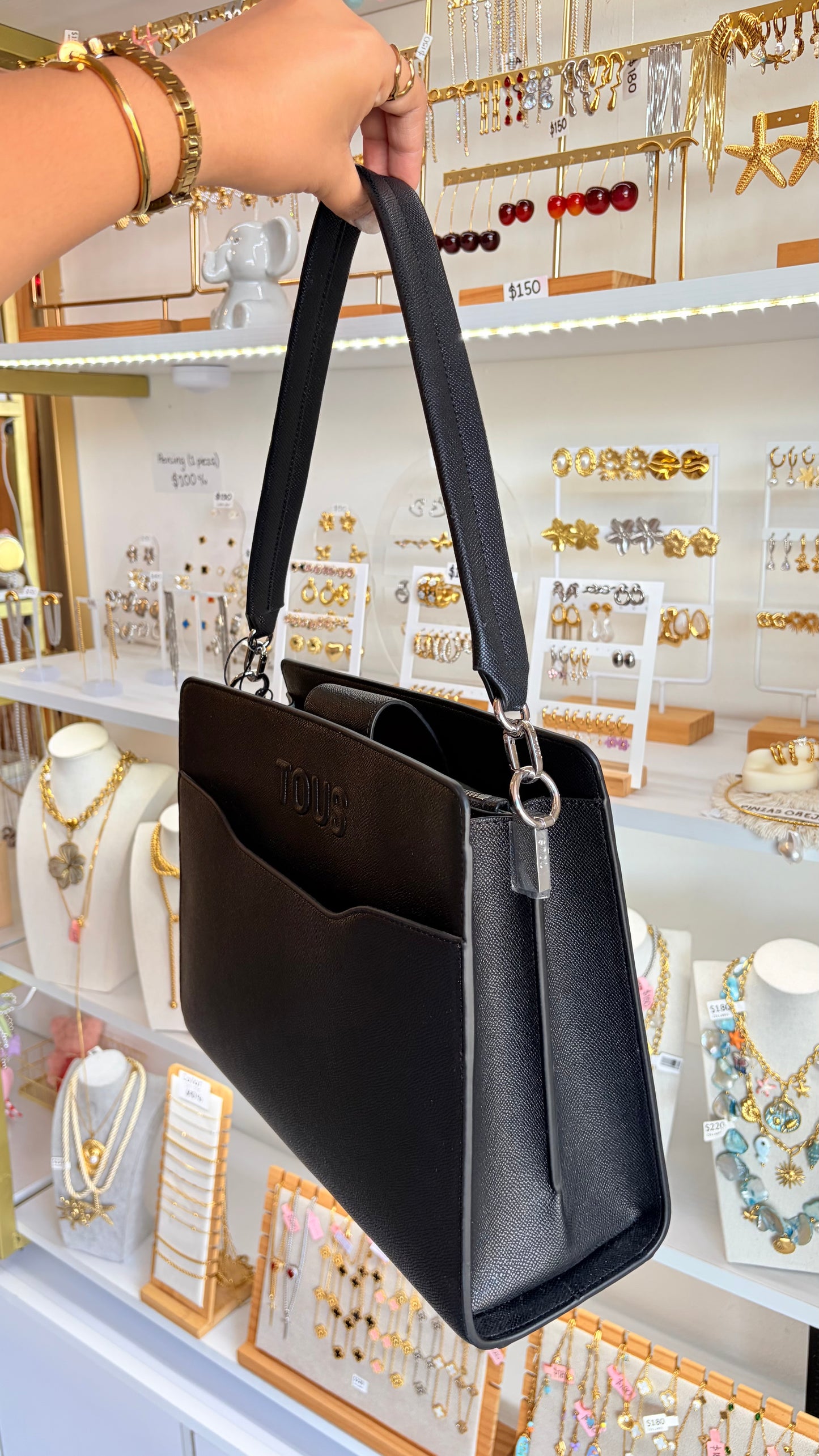 Bolsa Mediana Negra Tous