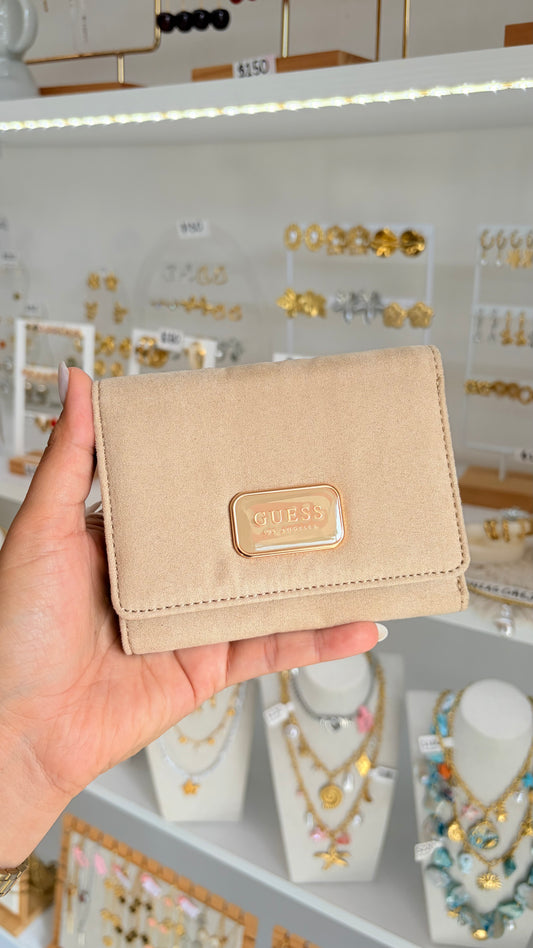 Cartera Dama Beige Guess