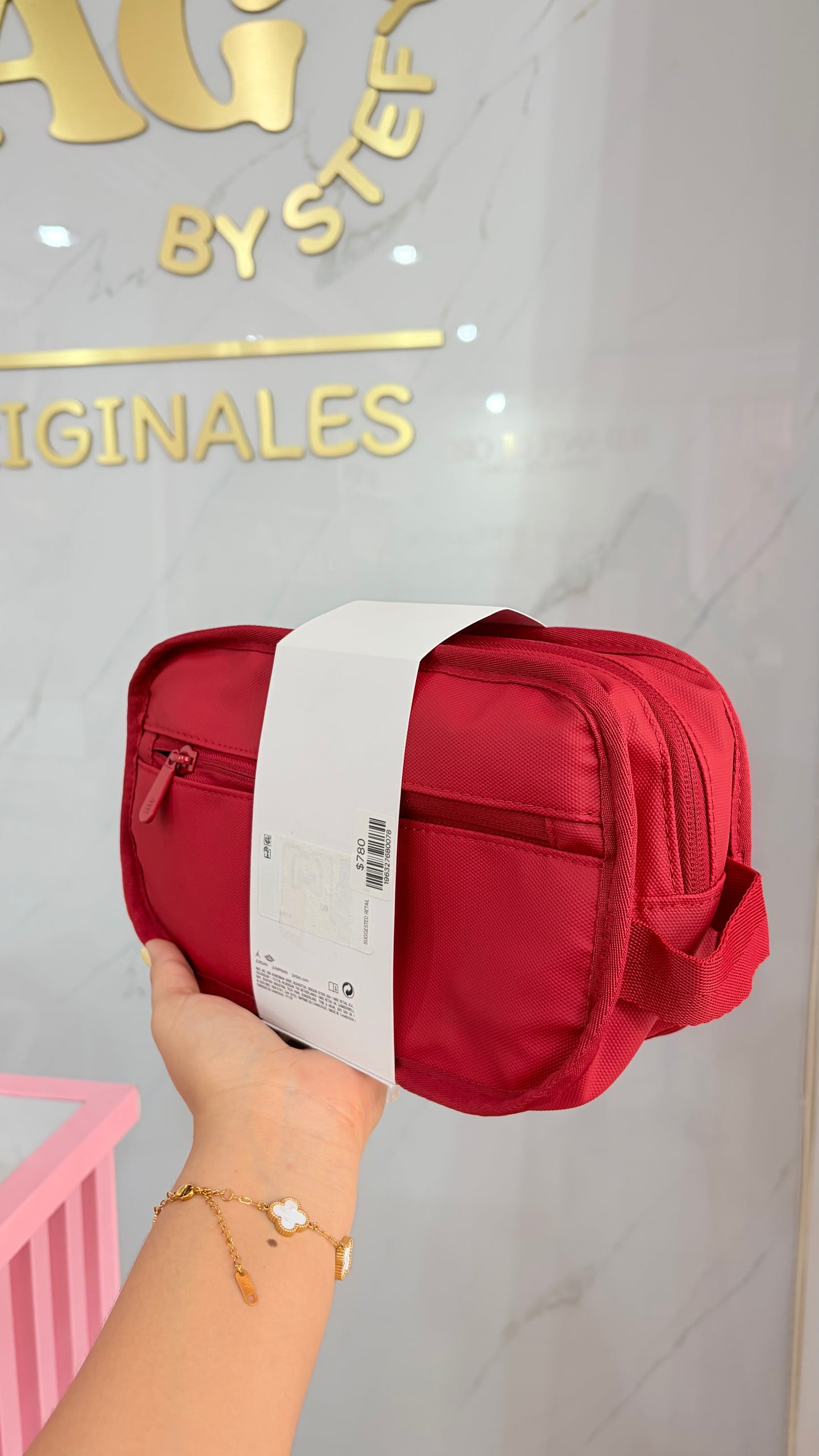 Bolso De Mano Caballero Rojo Jordan