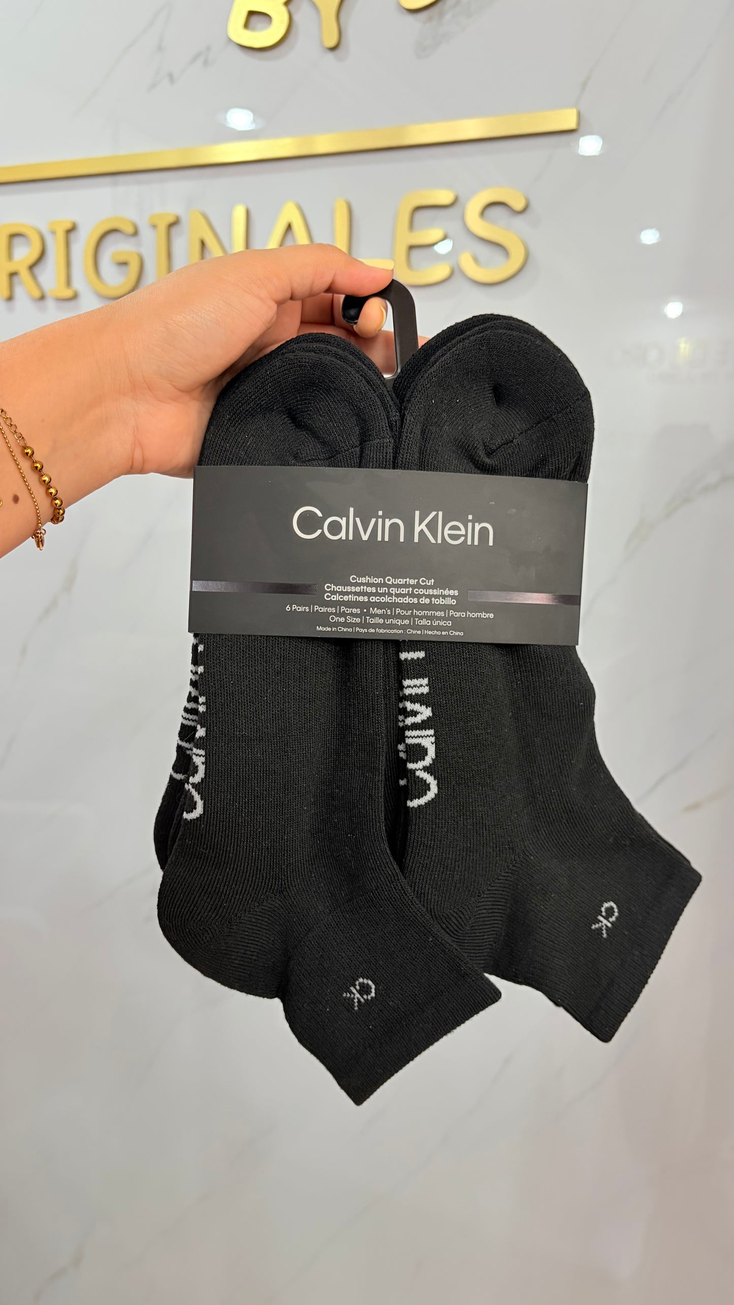 Calcetas Caballero Negras Calvin Klein