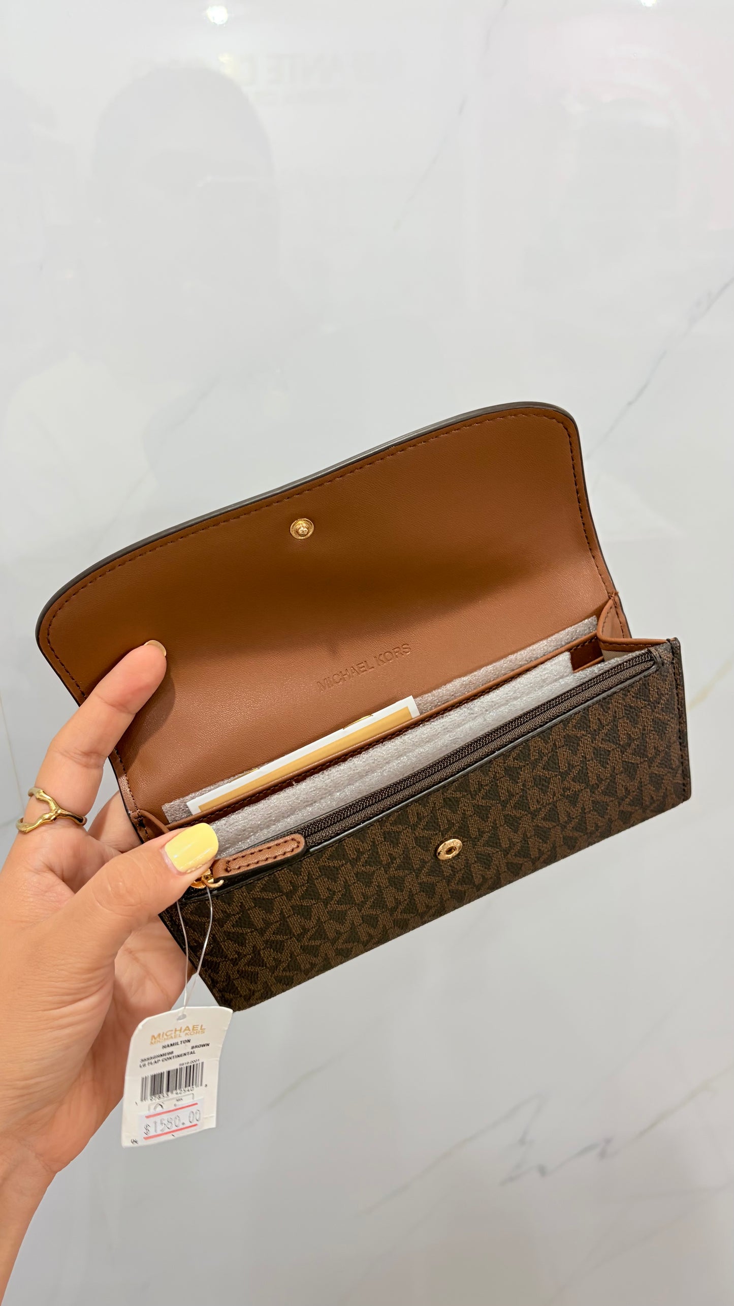 Cartera Dama Chocolate Michael Kors
