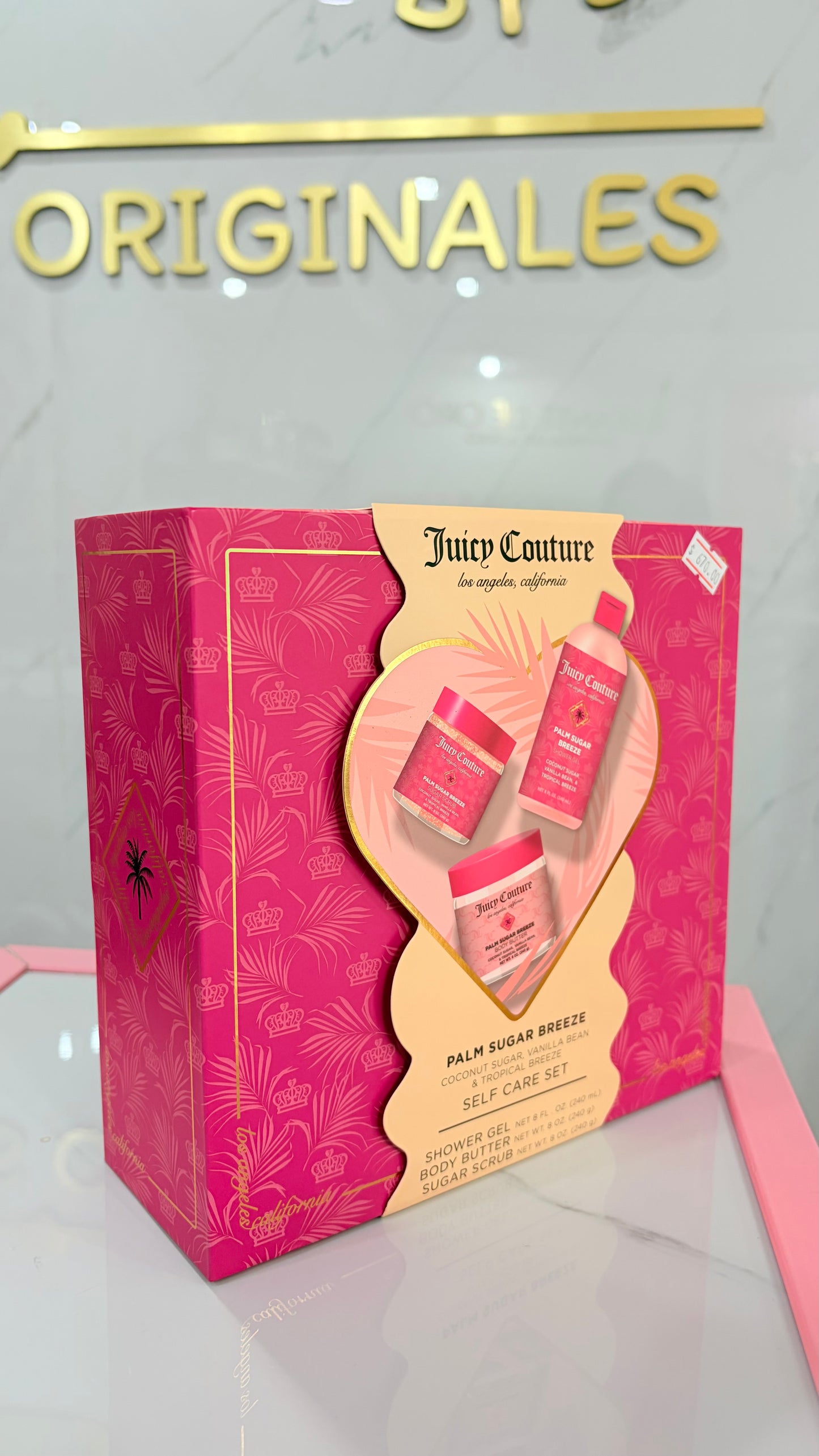 Set jabón de ducha, crema mantequilla y exfoliante Juicy Couture