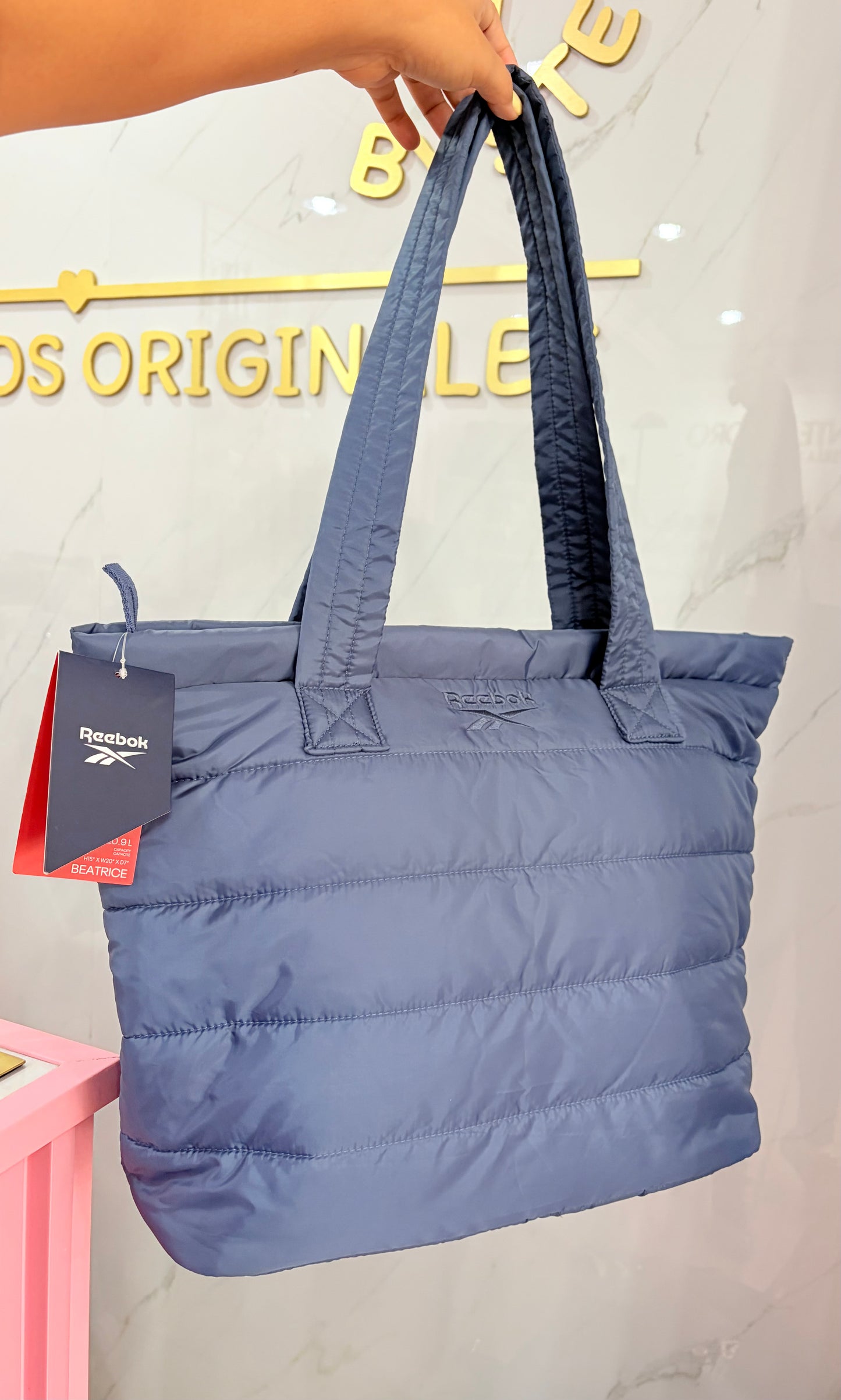 Bolsa Dama Tote Azul Reebook