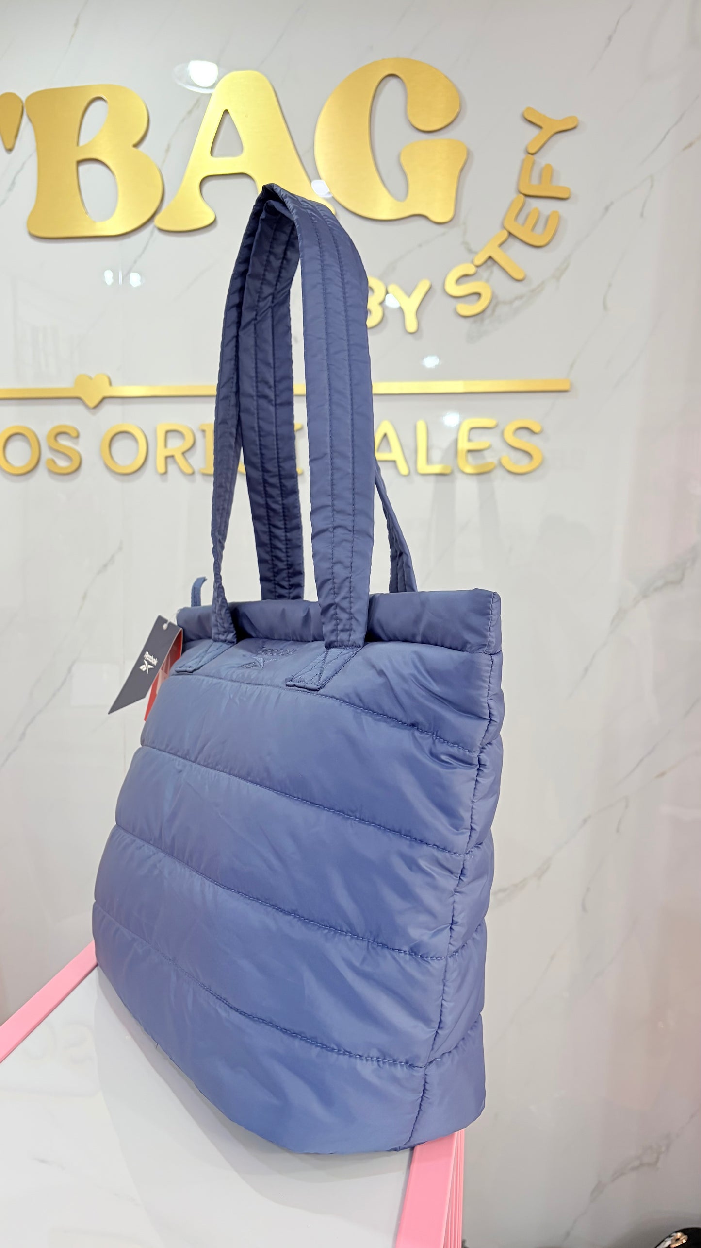 Bolsa Dama Tote Azul Reebook