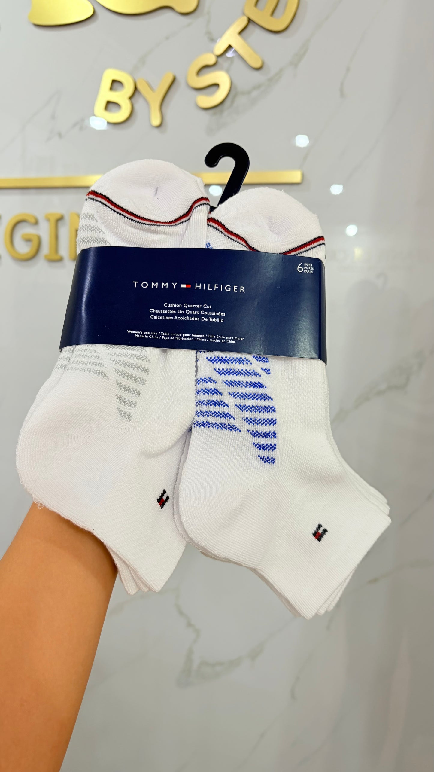 Calcetas Dama Blanco Tommy Hilfiger