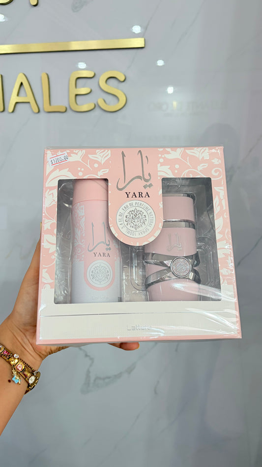 Set Perfume 100ml Y Perfume Spray 200ml Yara Lattafa