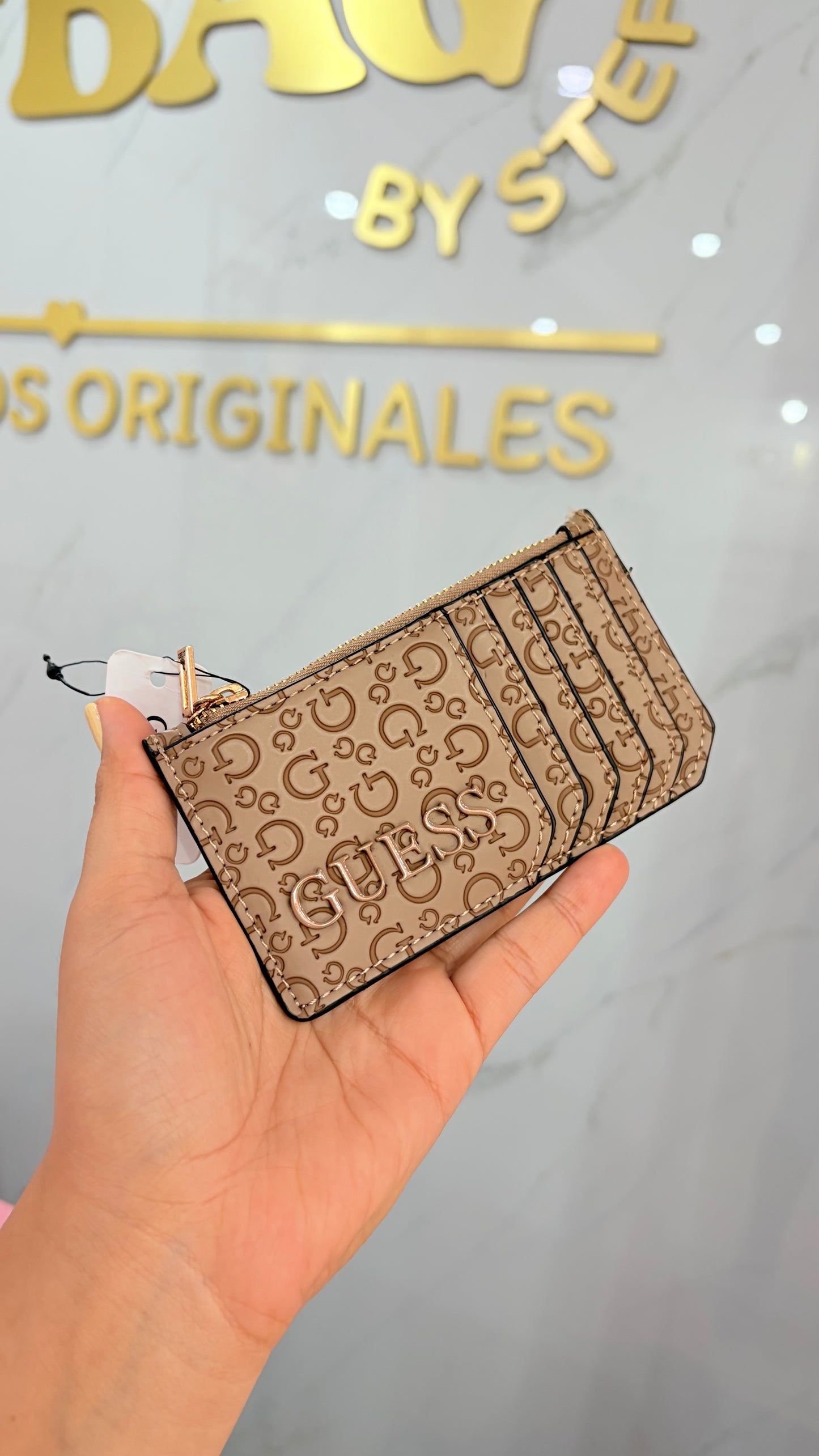 Tarjetero Monedero Nude Guess