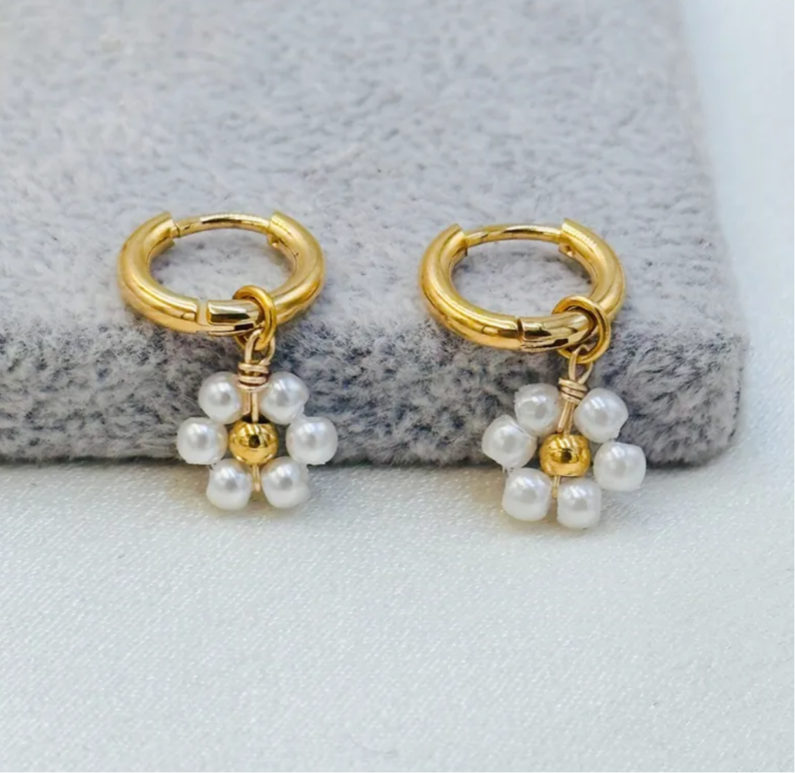 Huggies Flor Blanco Perla