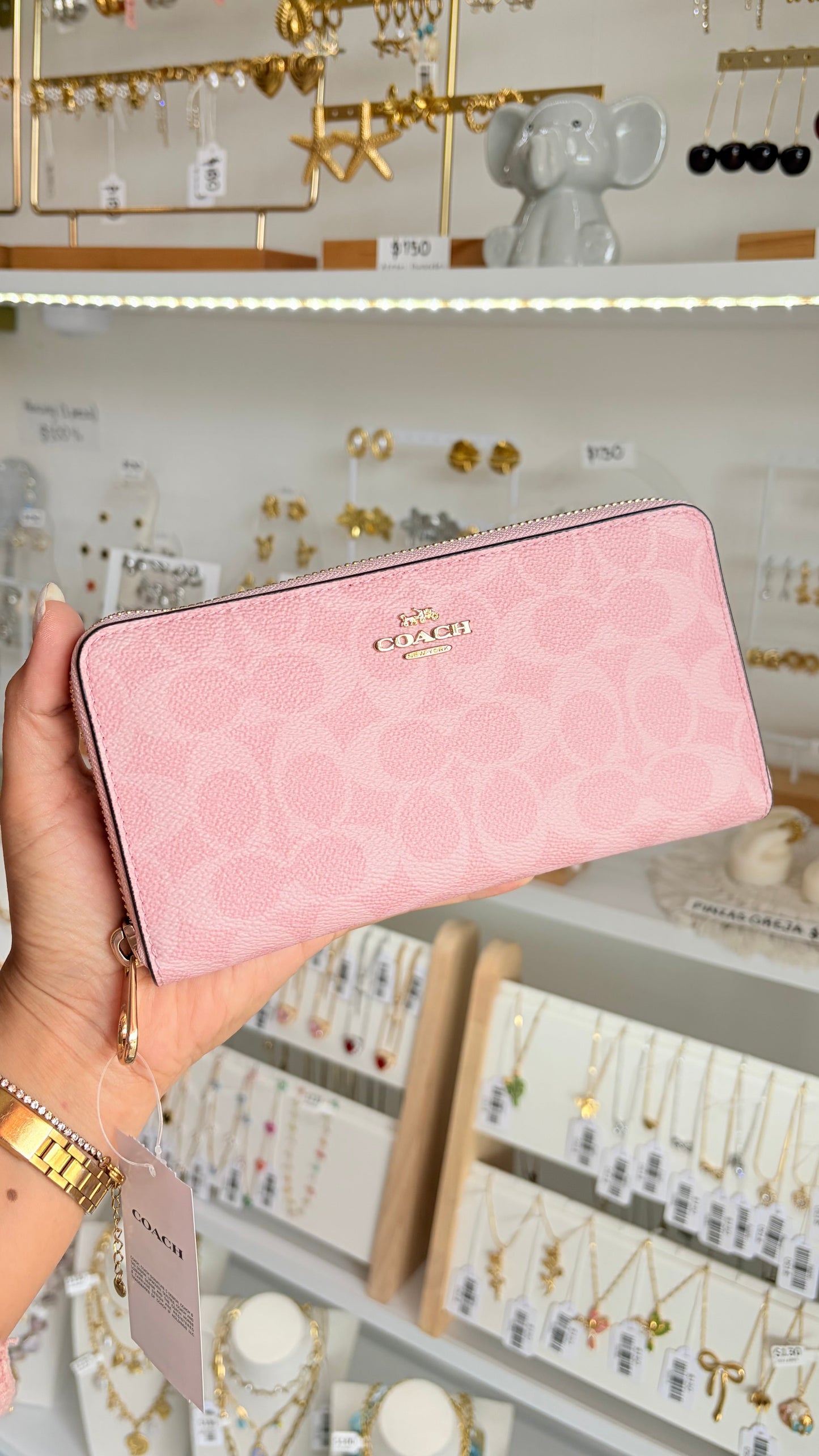 Cartera Dama Grande Rosa Coach