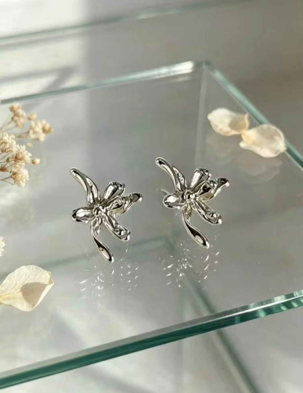Aretes Hojas de Flor