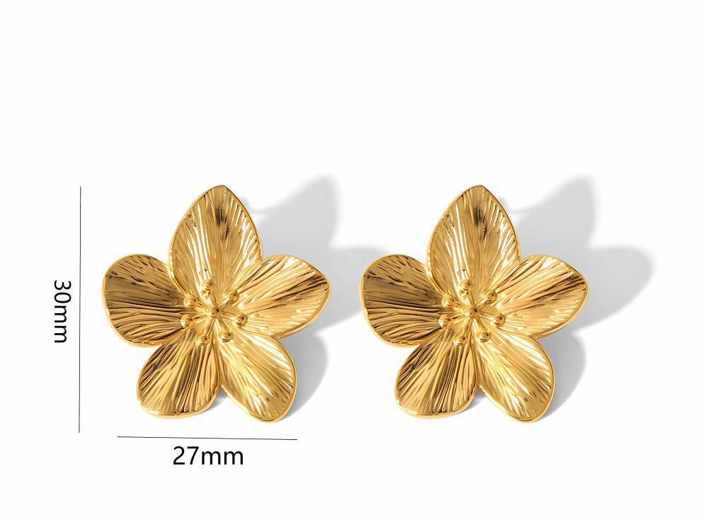 Aretes Flor Maxi