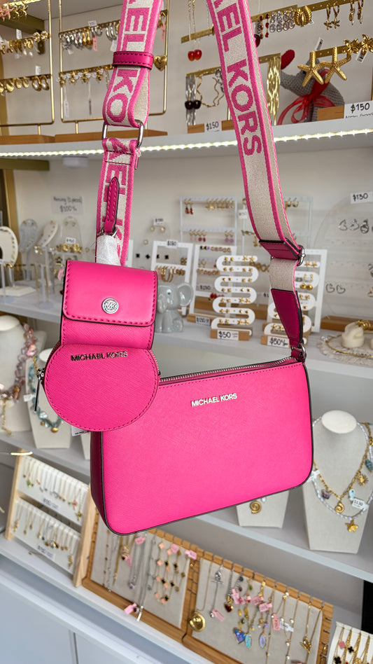 Bolsa Dama Crossbody Fucsia Michael Kors